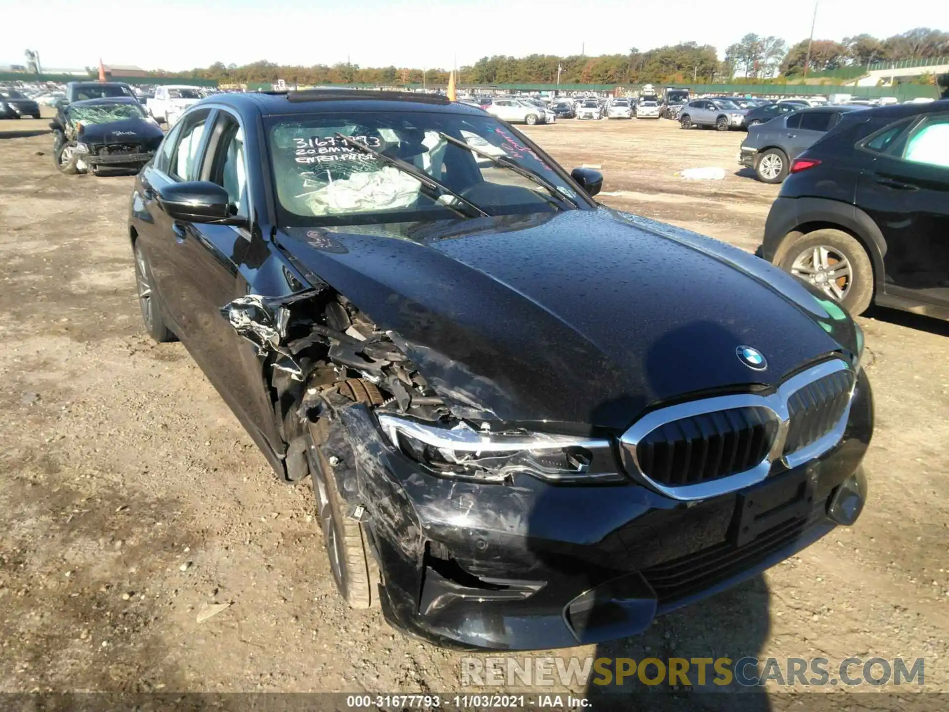 6 Фотография поврежденного автомобиля 3MW5R7J02L8B20943 BMW 3 SERIES 2020