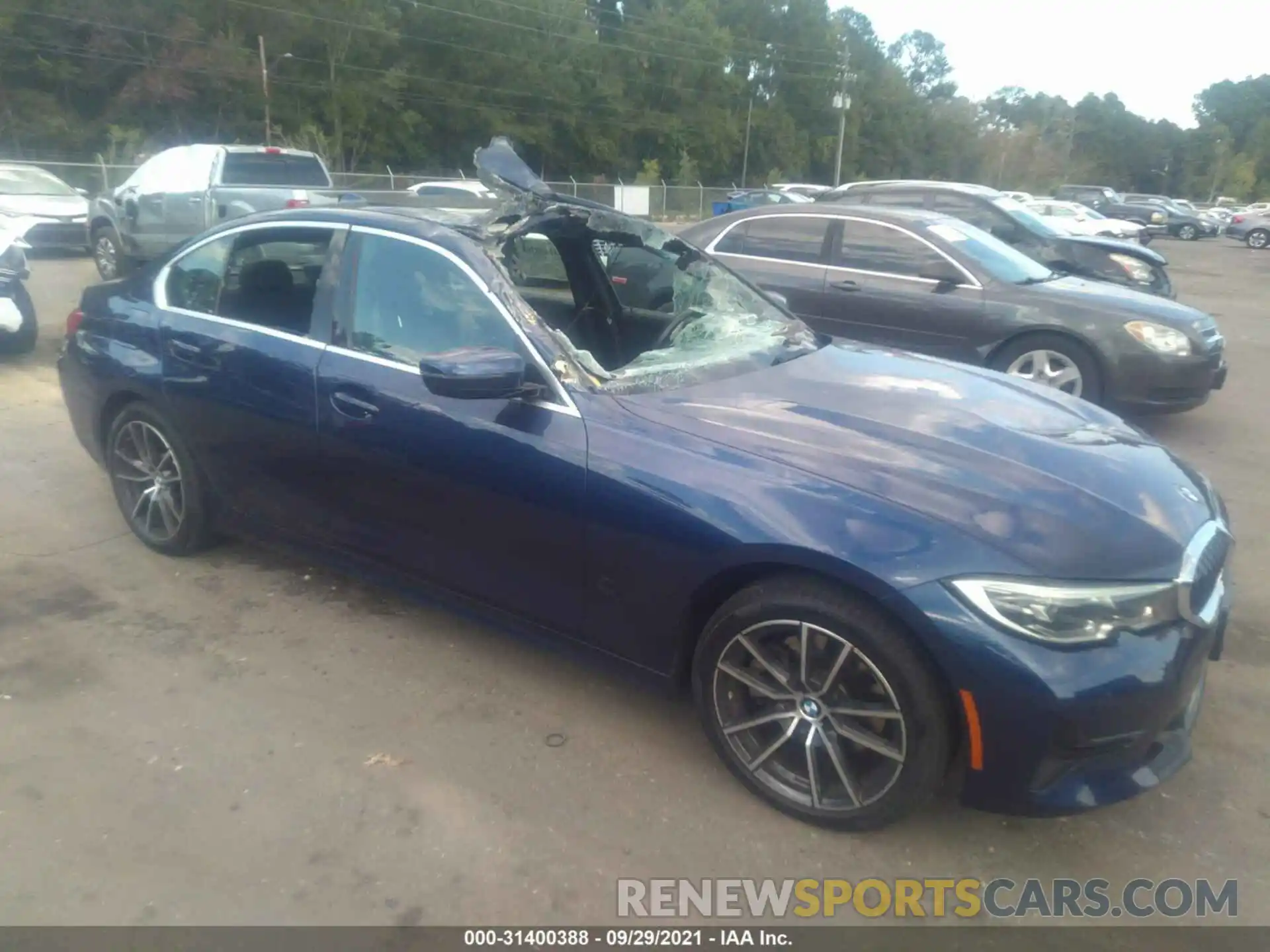 1 Photograph of a damaged car 3MW5R7J02L8B21087 BMW 3 SERIES 2020