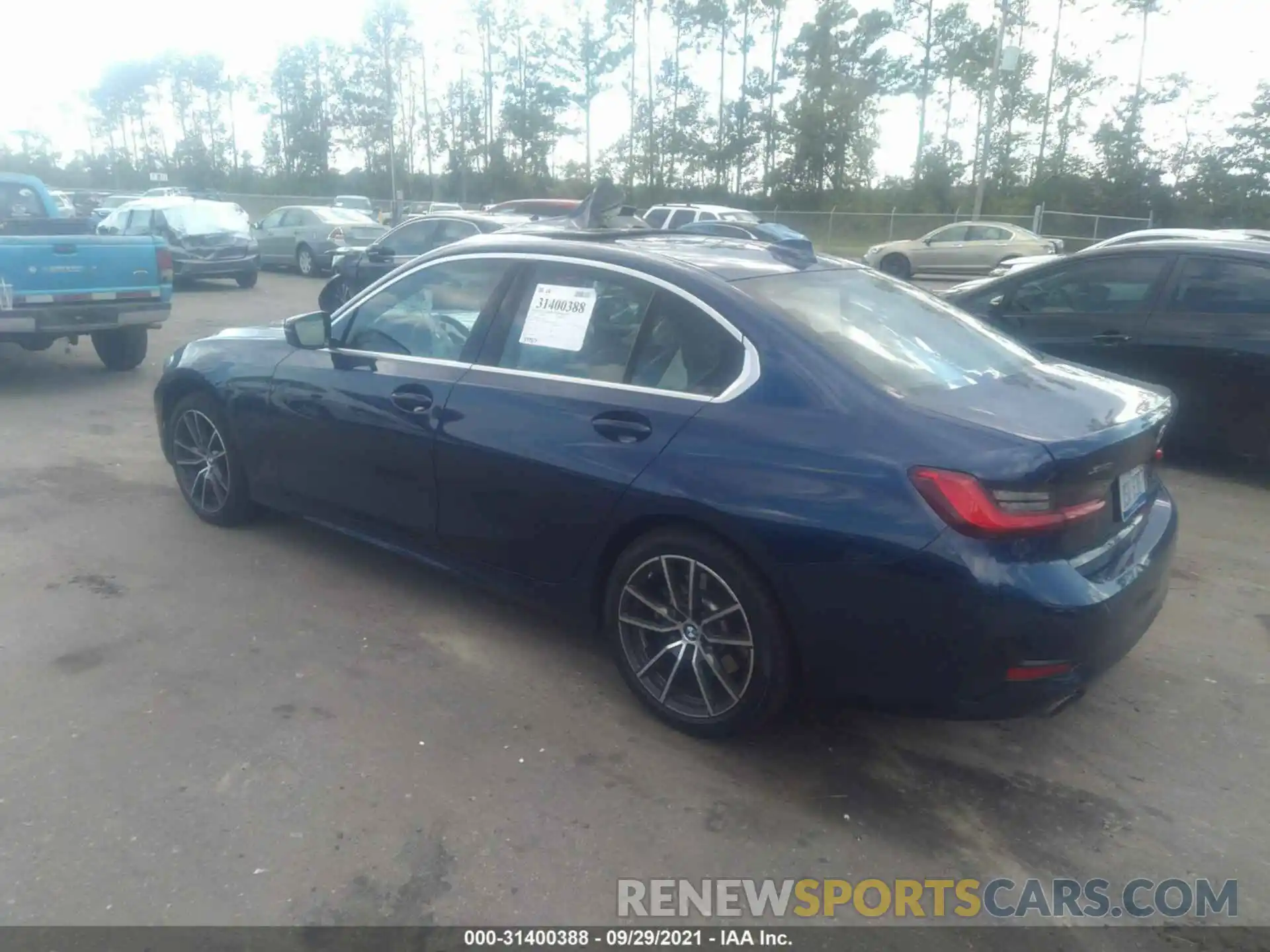 3 Photograph of a damaged car 3MW5R7J02L8B21087 BMW 3 SERIES 2020