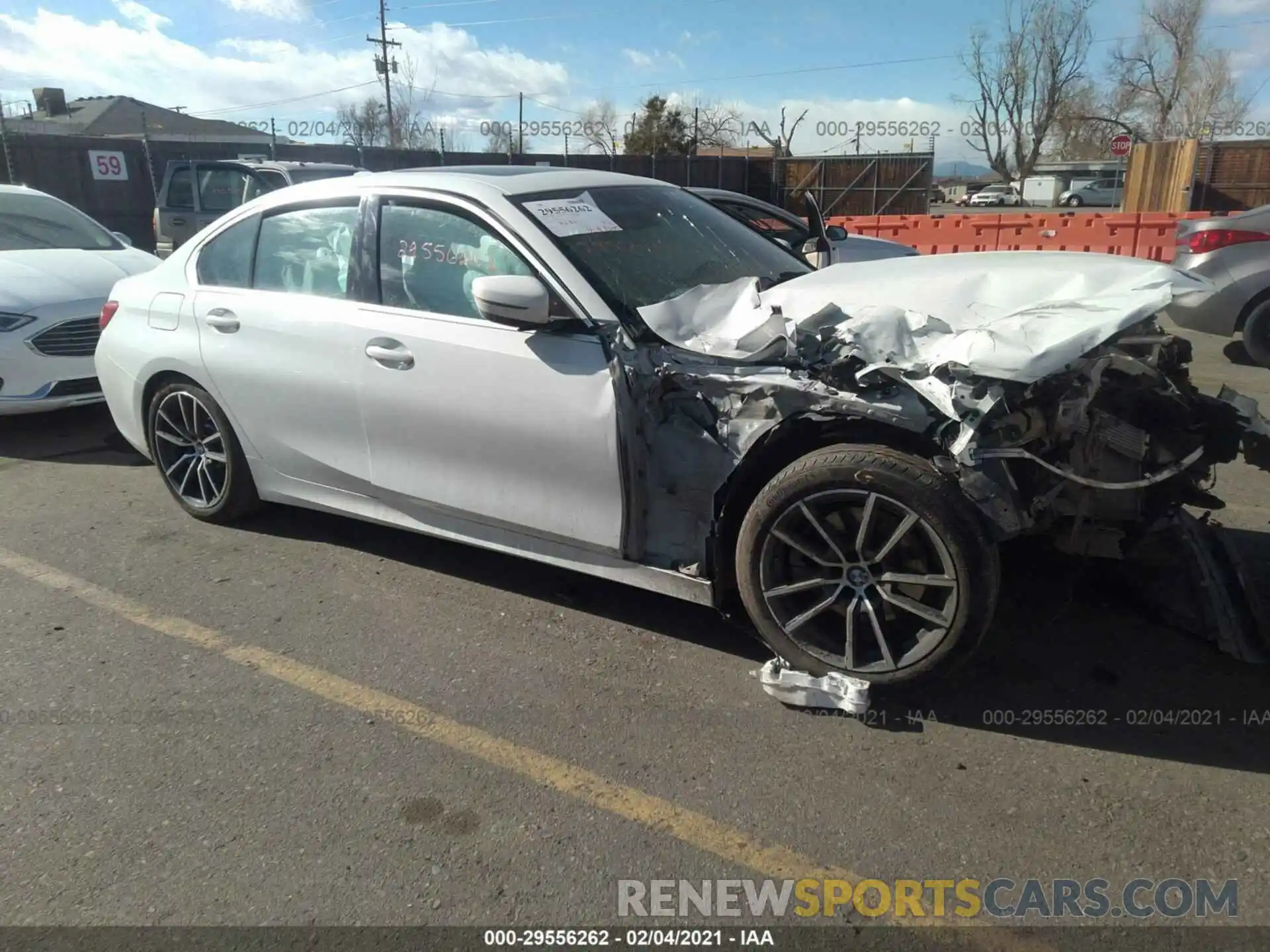 1 Photograph of a damaged car 3MW5R7J02L8B23292 BMW 3 SERIES 2020