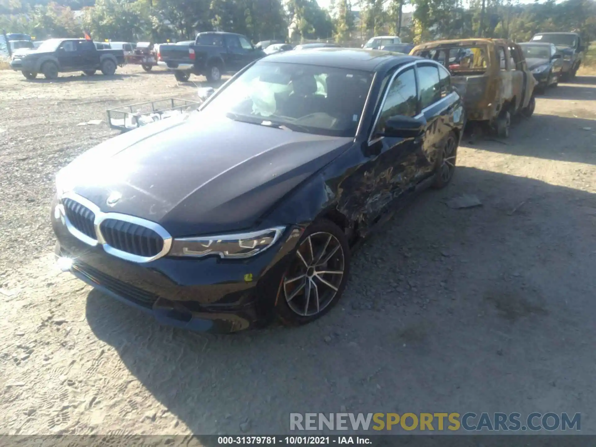 2 Photograph of a damaged car 3MW5R7J02L8B23437 BMW 3 SERIES 2020