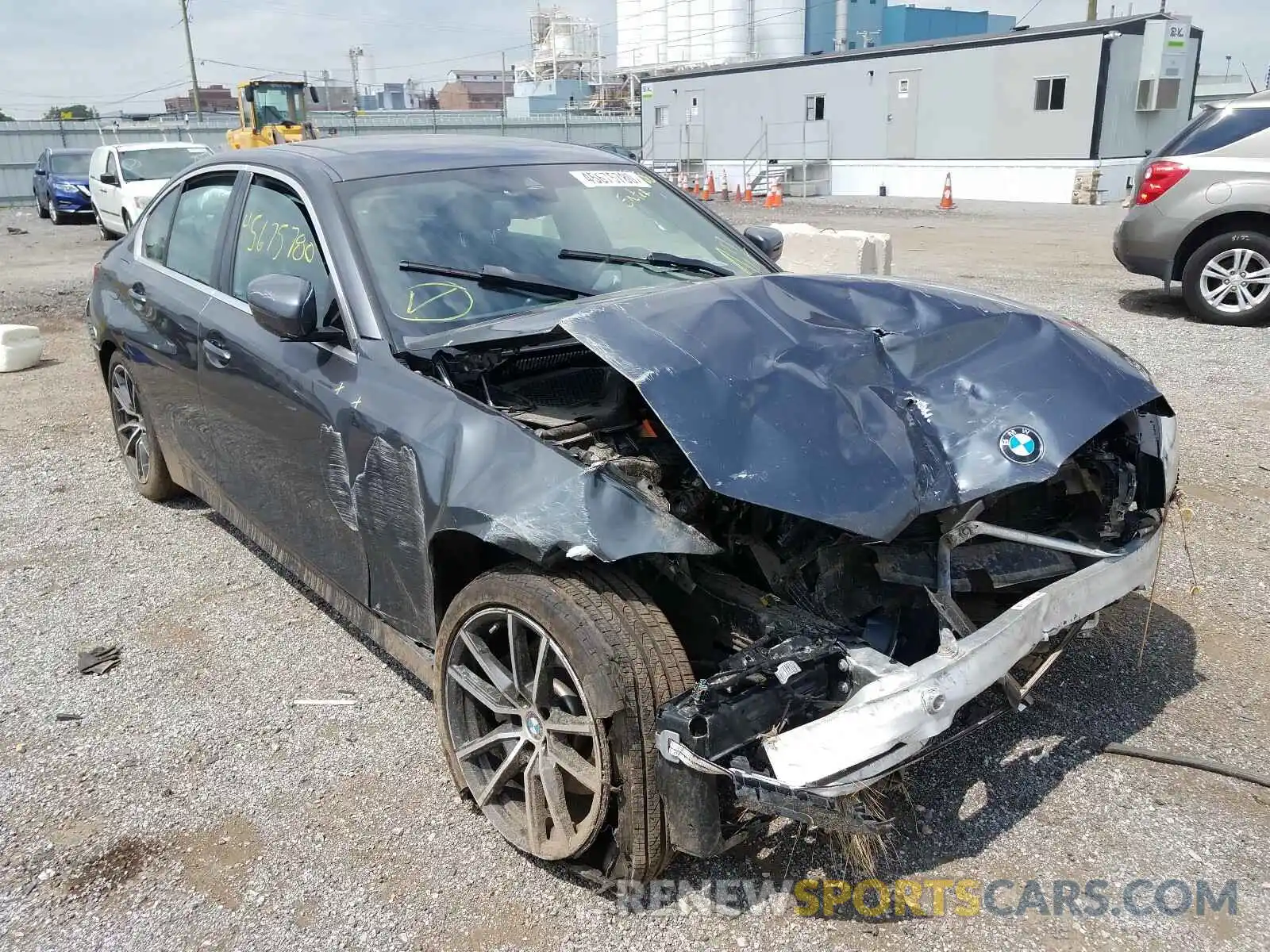 1 Фотография поврежденного автомобиля 3MW5R7J02L8B23521 BMW 3 SERIES 2020
