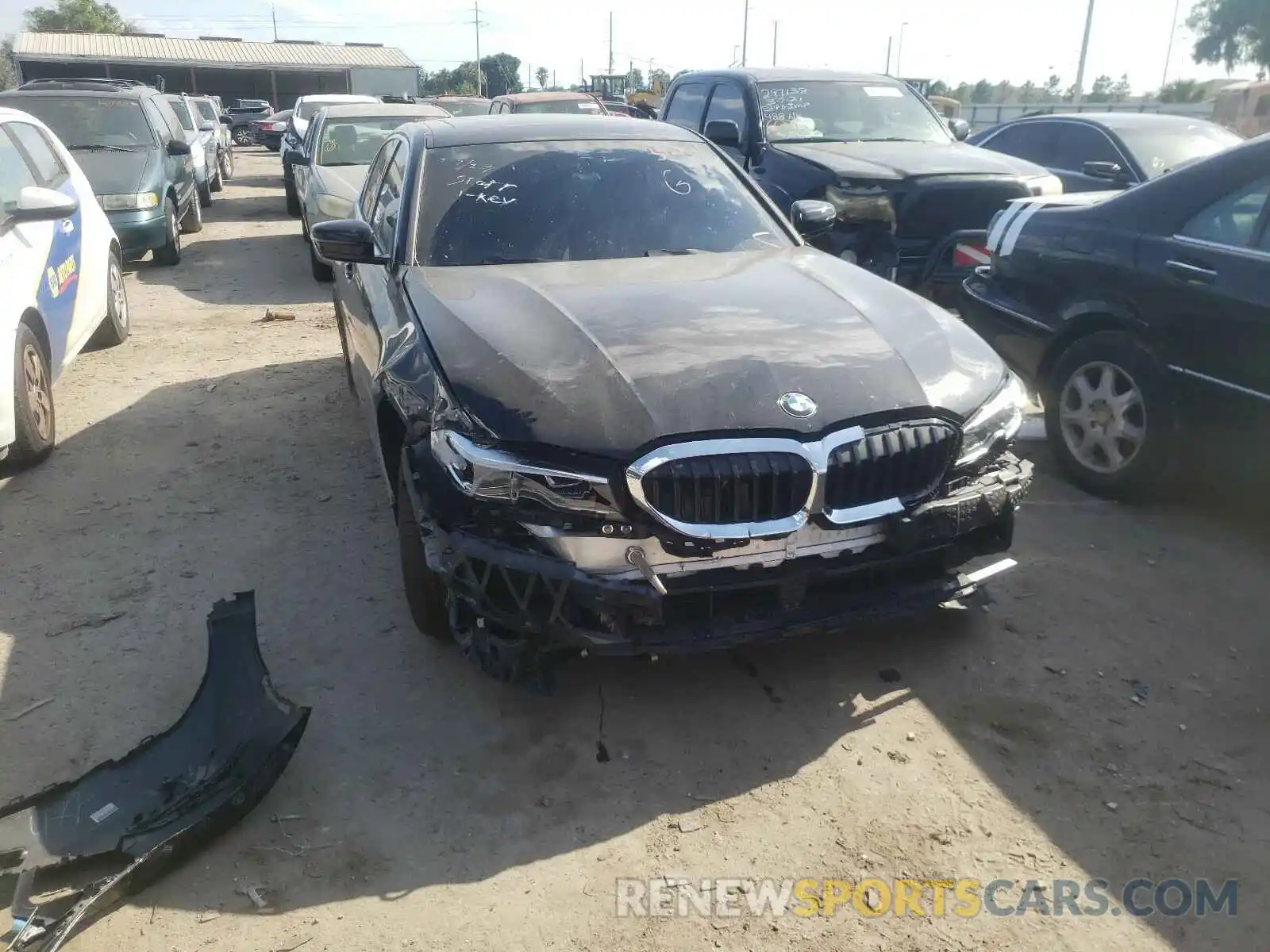 9 Фотография поврежденного автомобиля 3MW5R7J02L8B24118 BMW 3 SERIES 2020