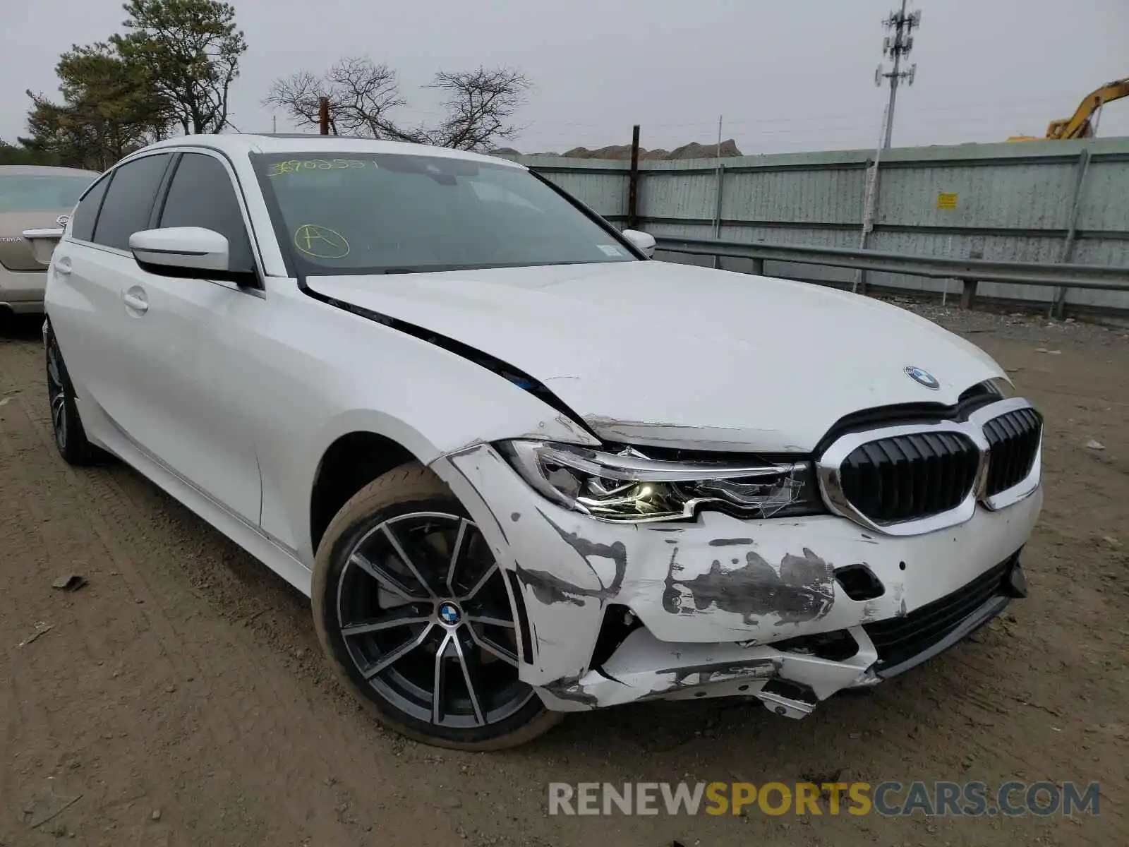 1 Фотография поврежденного автомобиля 3MW5R7J02L8B29366 BMW 3 SERIES 2020