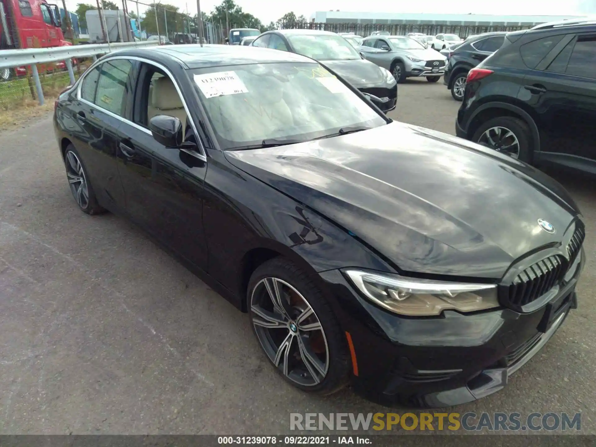 1 Photograph of a damaged car 3MW5R7J02L8B31263 BMW 3 SERIES 2020