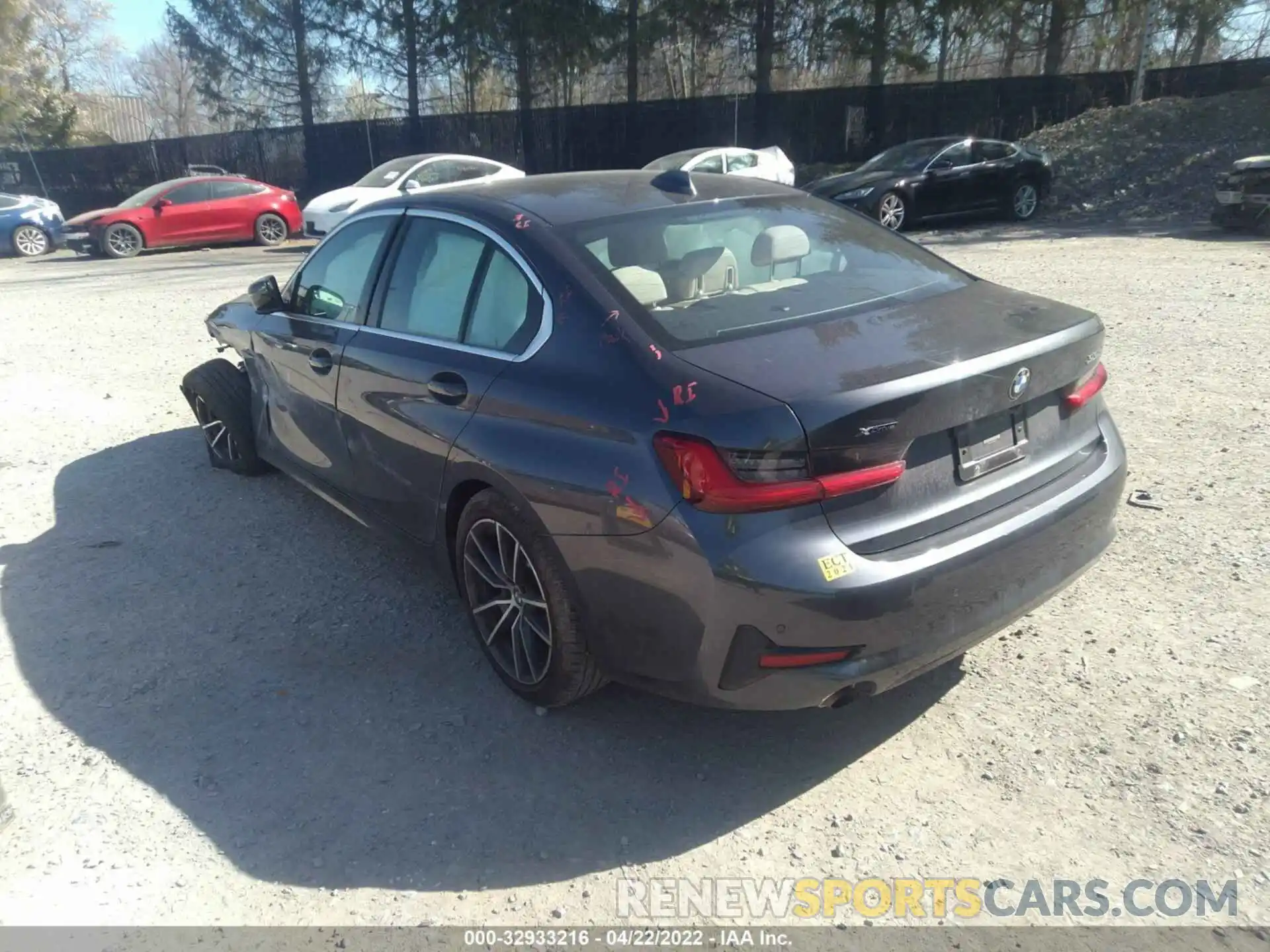 3 Photograph of a damaged car 3MW5R7J02L8B32011 BMW 3 SERIES 2020