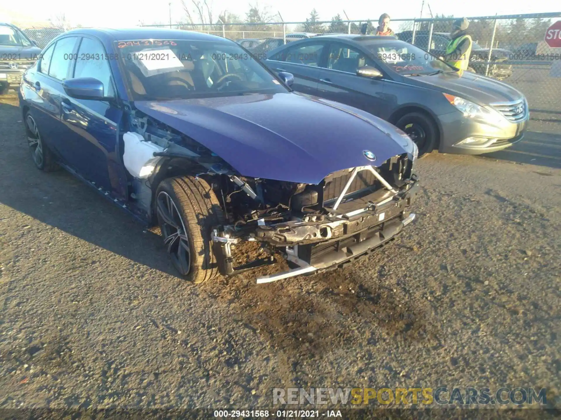 6 Фотография поврежденного автомобиля 3MW5R7J02L8B34065 BMW 3 SERIES 2020