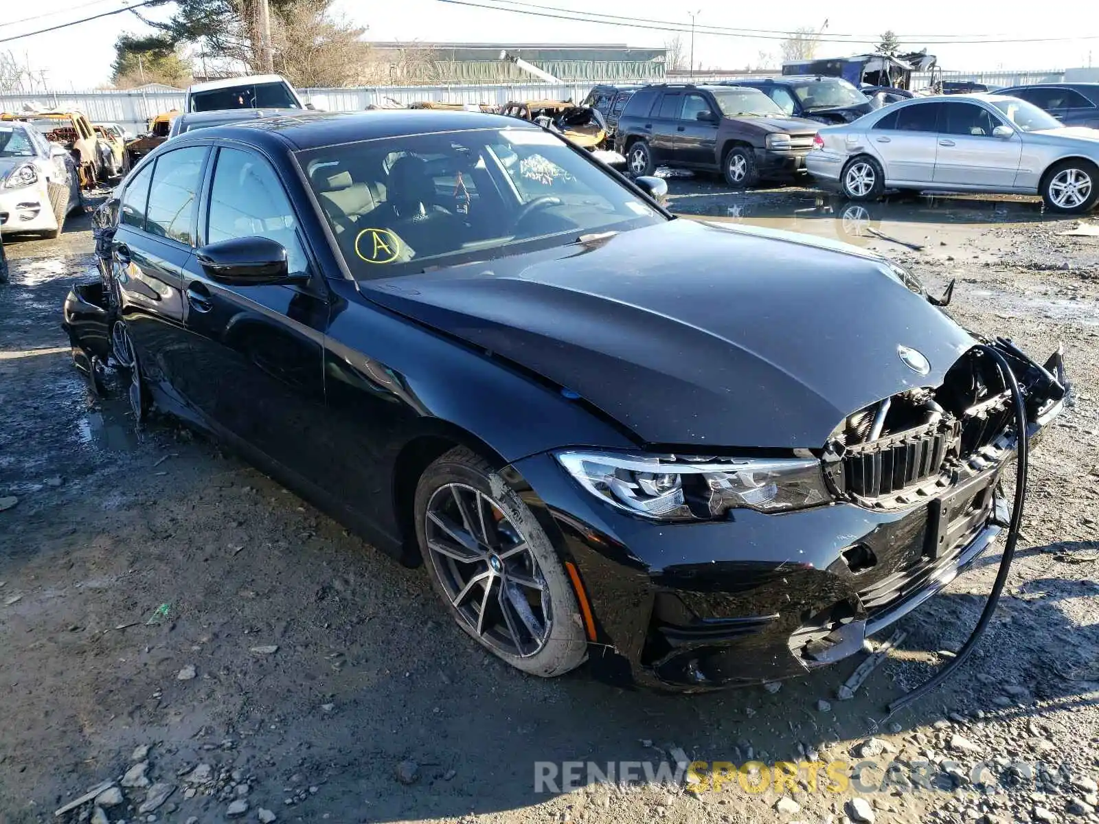 1 Photograph of a damaged car 3MW5R7J02L8B34759 BMW 3 SERIES 2020