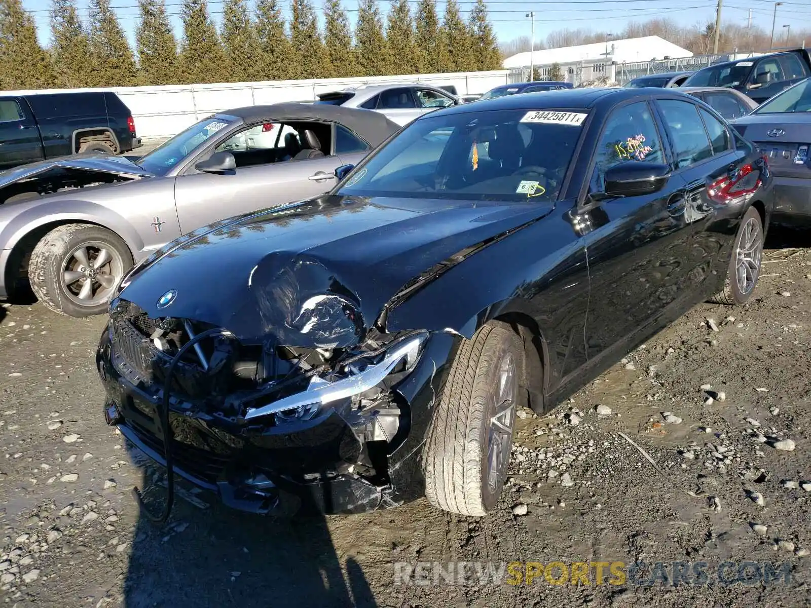 2 Photograph of a damaged car 3MW5R7J02L8B34759 BMW 3 SERIES 2020
