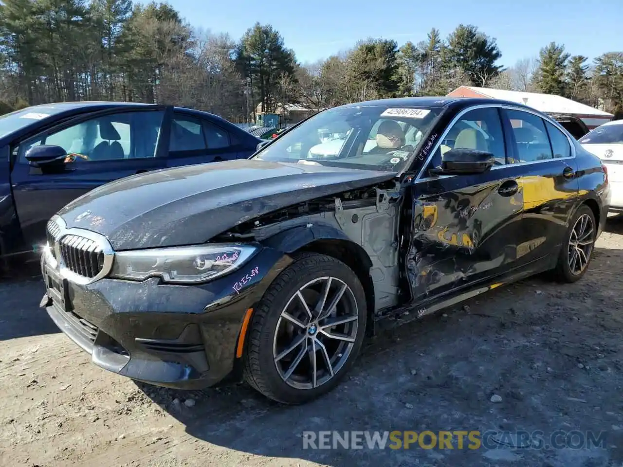 1 Photograph of a damaged car 3MW5R7J02L8B35328 BMW 3 SERIES 2020