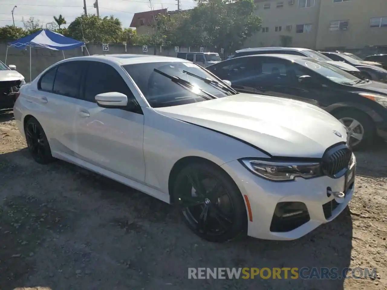 4 Photograph of a damaged car 3MW5R7J02L8B46698 BMW 3 SERIES 2020