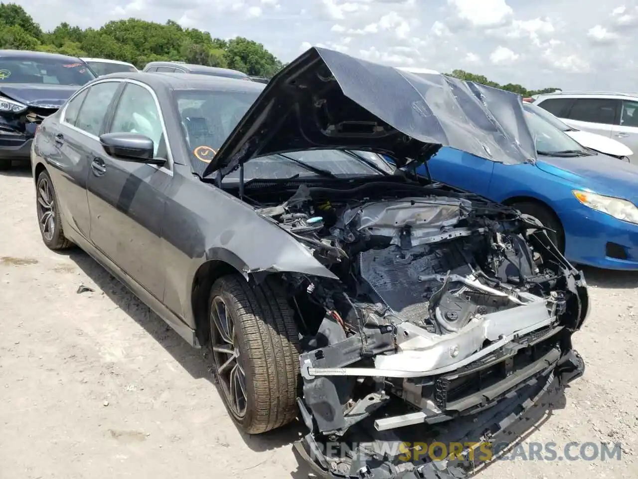 1 Photograph of a damaged car 3MW5R7J03L8B03665 BMW 3 SERIES 2020