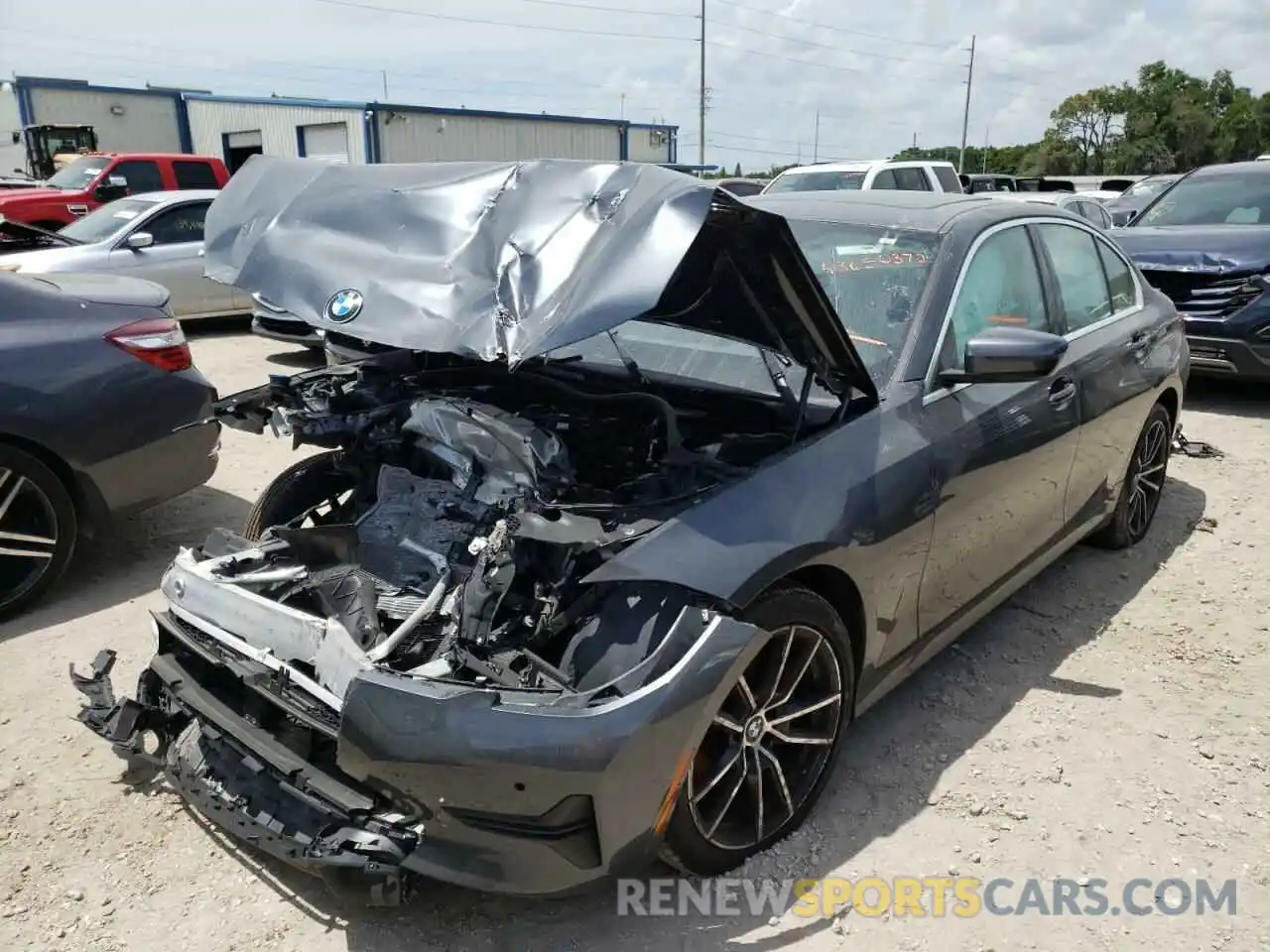 2 Photograph of a damaged car 3MW5R7J03L8B03665 BMW 3 SERIES 2020