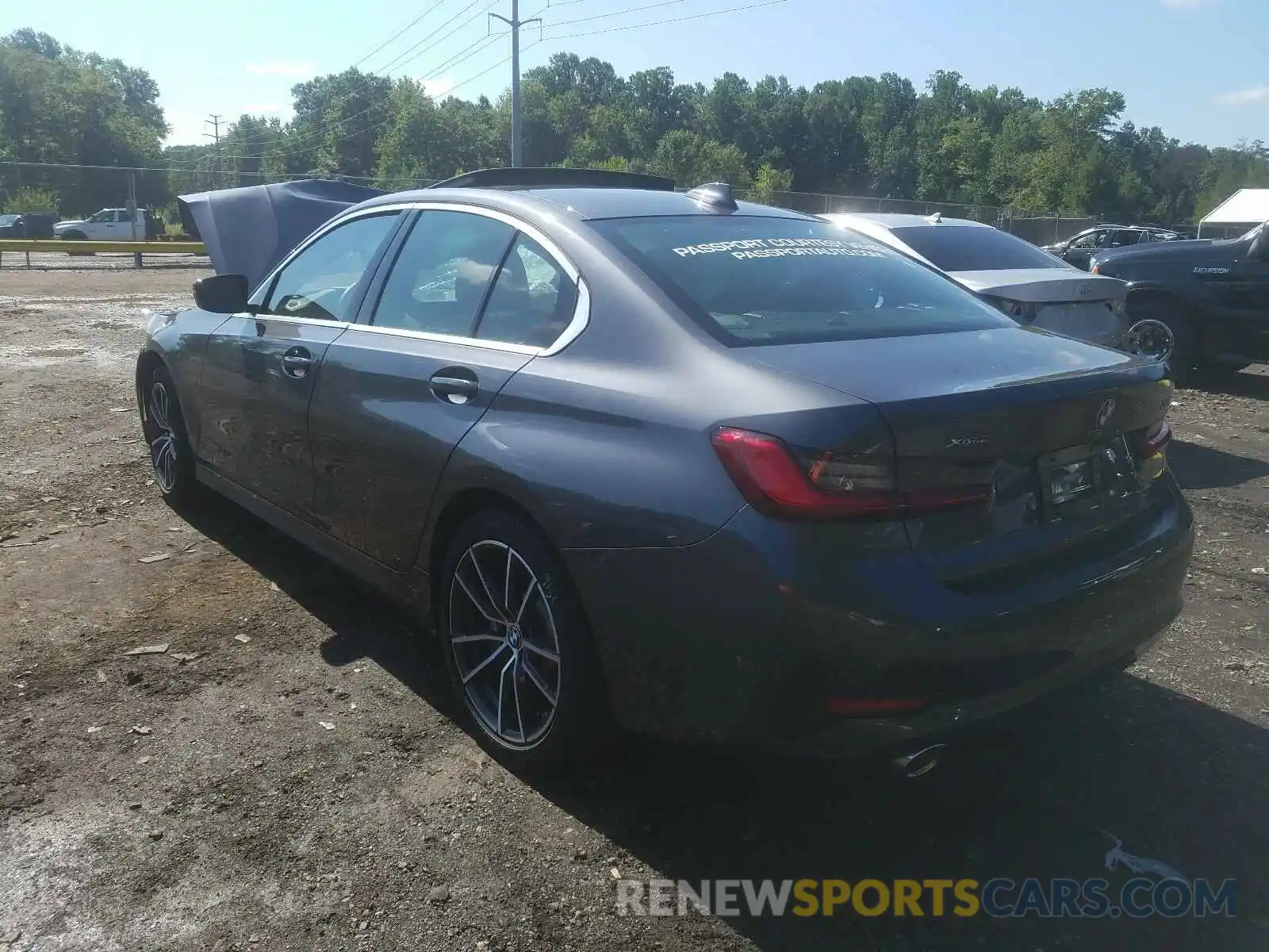 3 Photograph of a damaged car 3MW5R7J03L8B11281 BMW 3 SERIES 2020