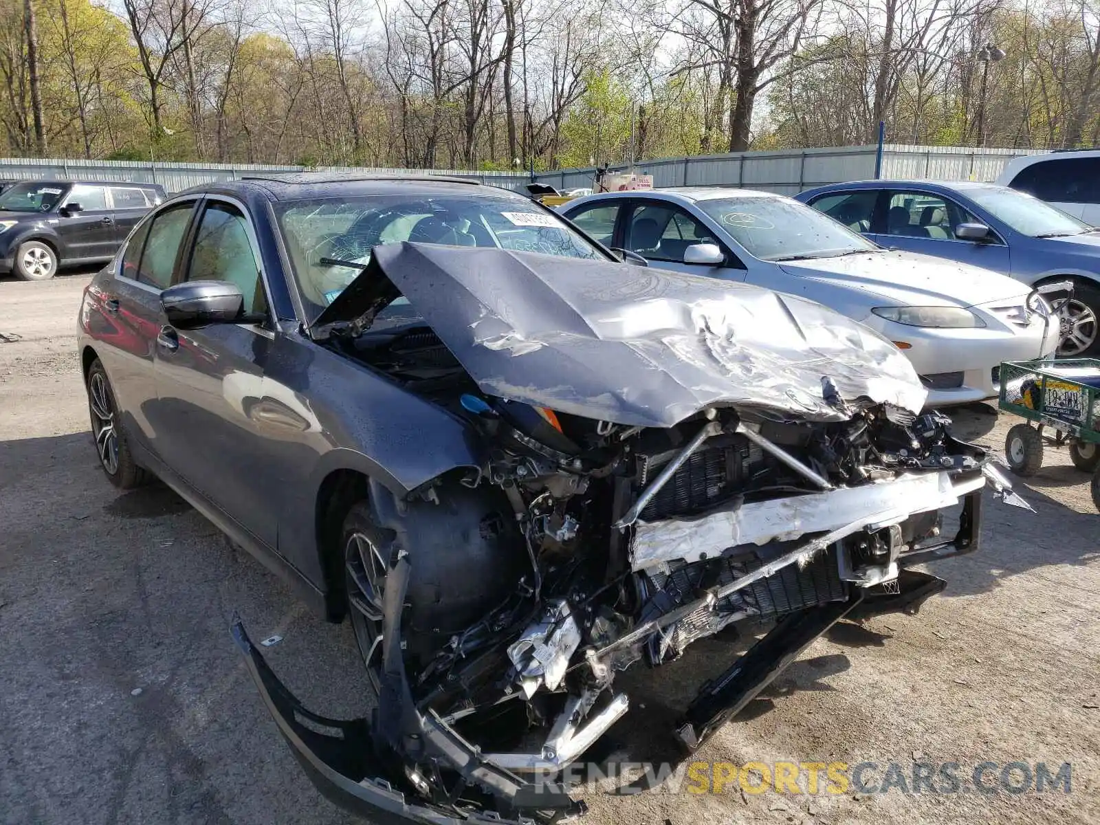 1 Фотография поврежденного автомобиля 3MW5R7J03L8B12494 BMW 3 SERIES 2020