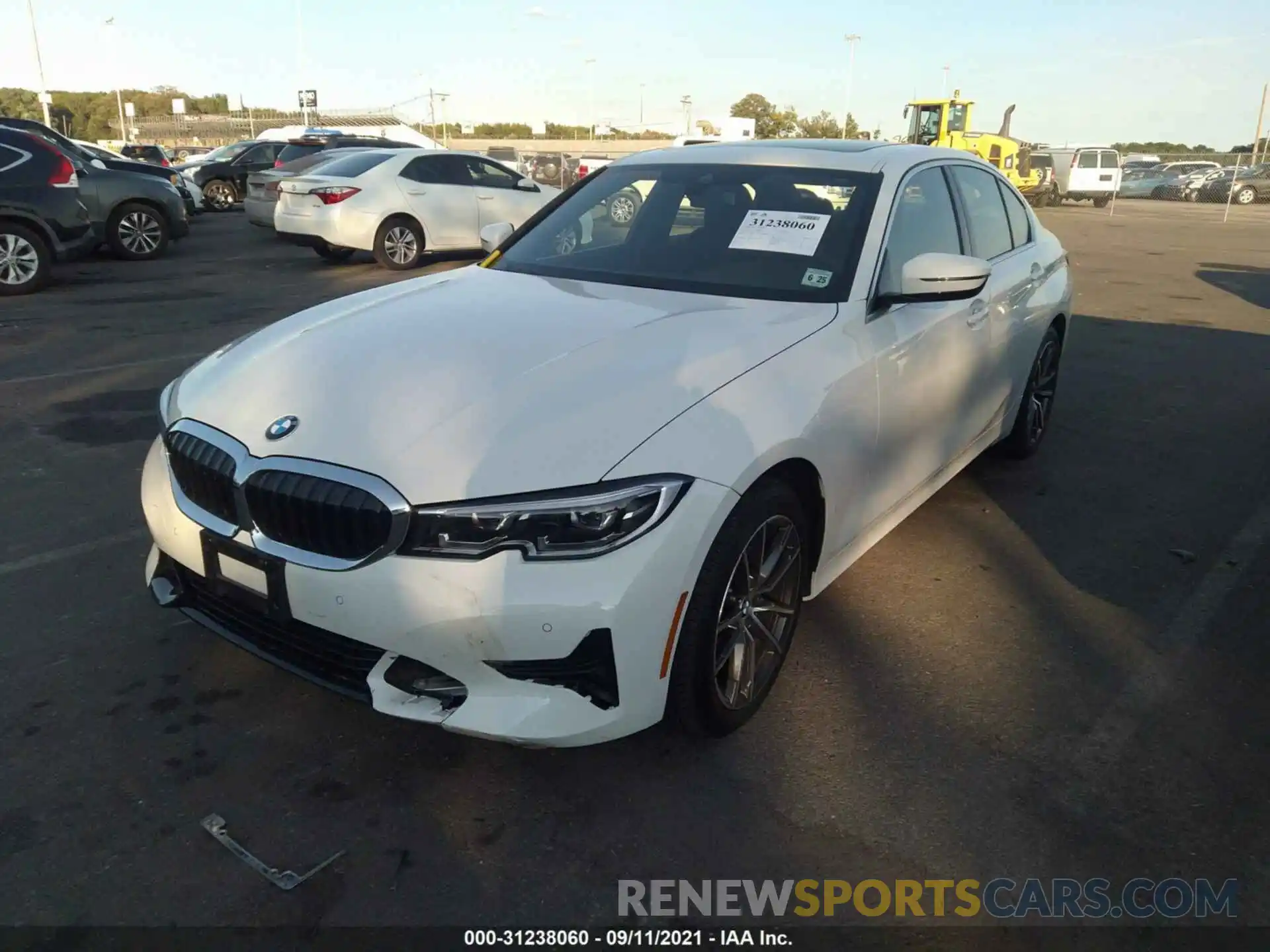 2 Photograph of a damaged car 3MW5R7J03L8B13189 BMW 3 SERIES 2020