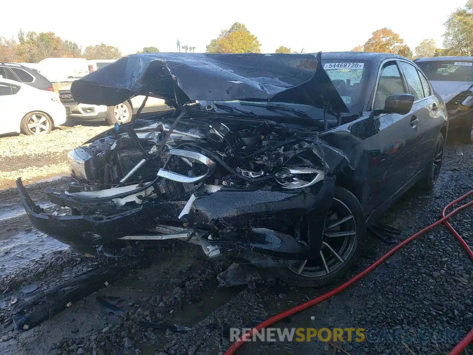 2 Photograph of a damaged car 3MW5R7J03L8B13547 BMW 3 SERIES 2020