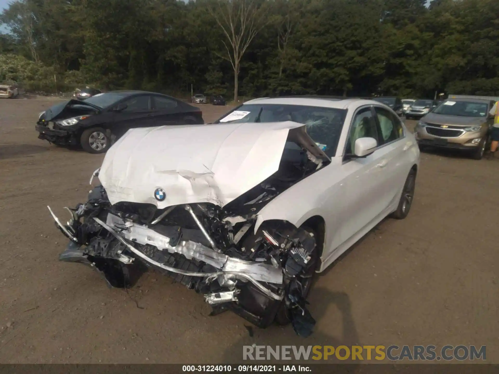 2 Photograph of a damaged car 3MW5R7J03L8B15136 BMW 3 SERIES 2020