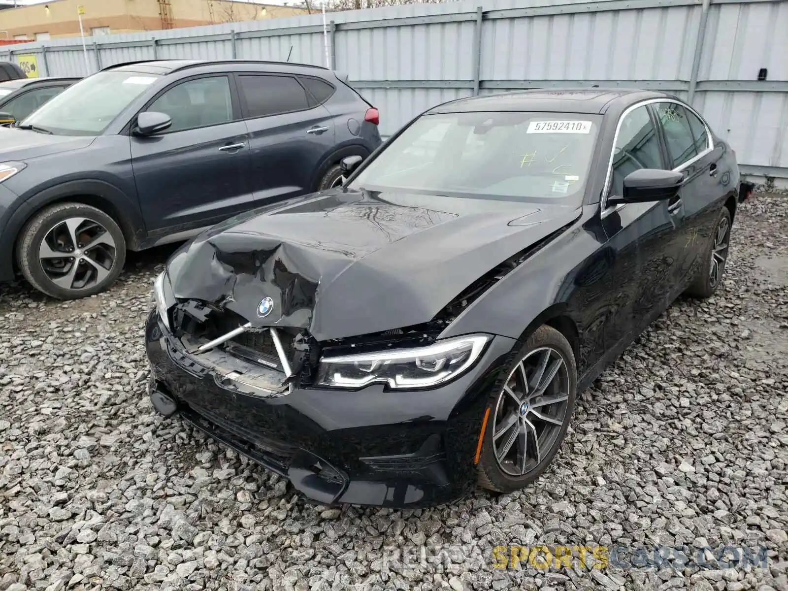 2 Photograph of a damaged car 3MW5R7J03L8B17887 BMW 3 SERIES 2020