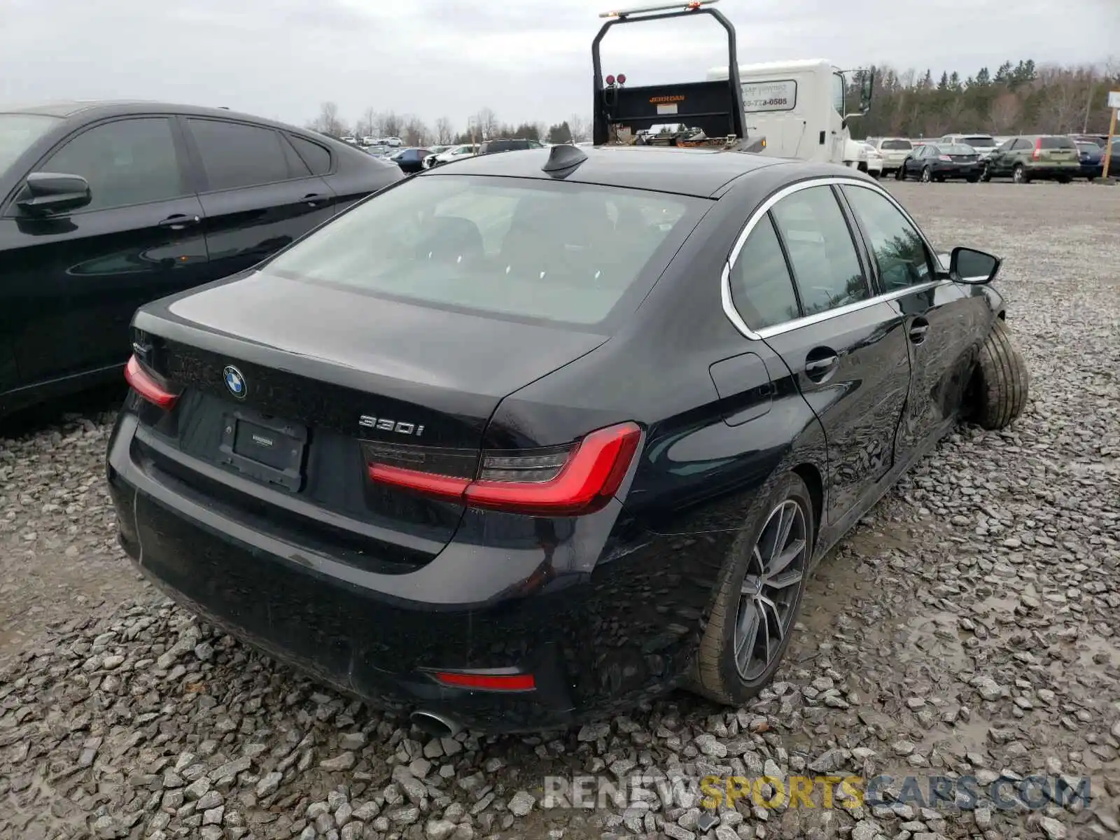 4 Фотография поврежденного автомобиля 3MW5R7J03L8B17887 BMW 3 SERIES 2020