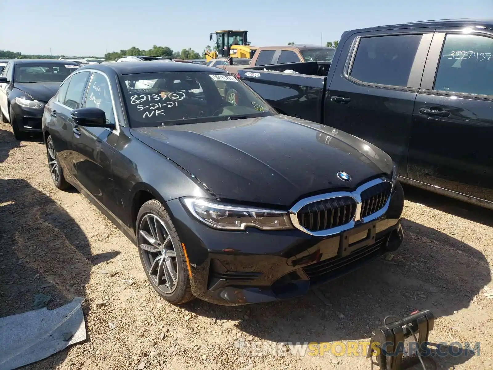 1 Photograph of a damaged car 3MW5R7J03L8B19963 BMW 3 SERIES 2020