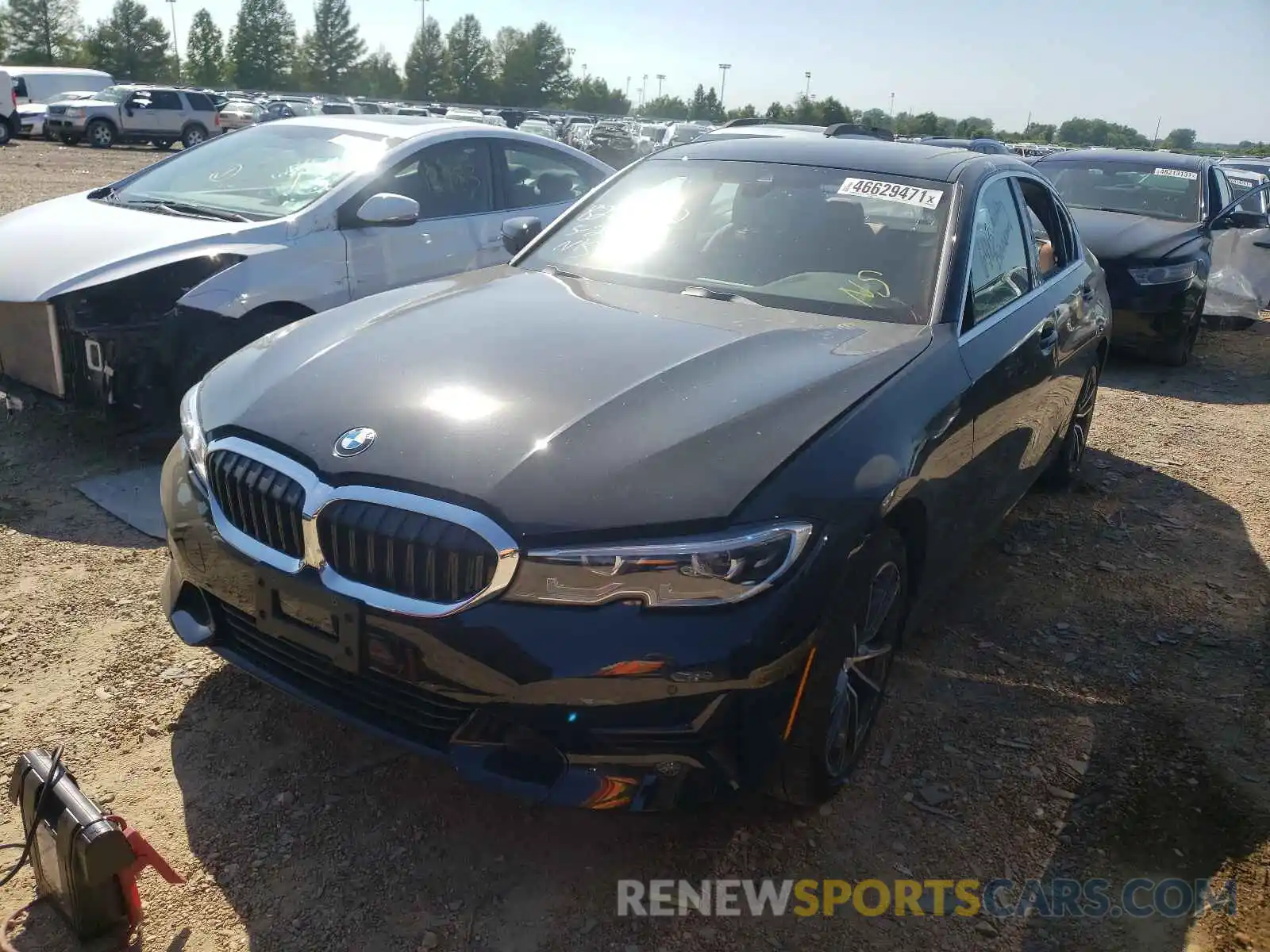 2 Photograph of a damaged car 3MW5R7J03L8B19963 BMW 3 SERIES 2020