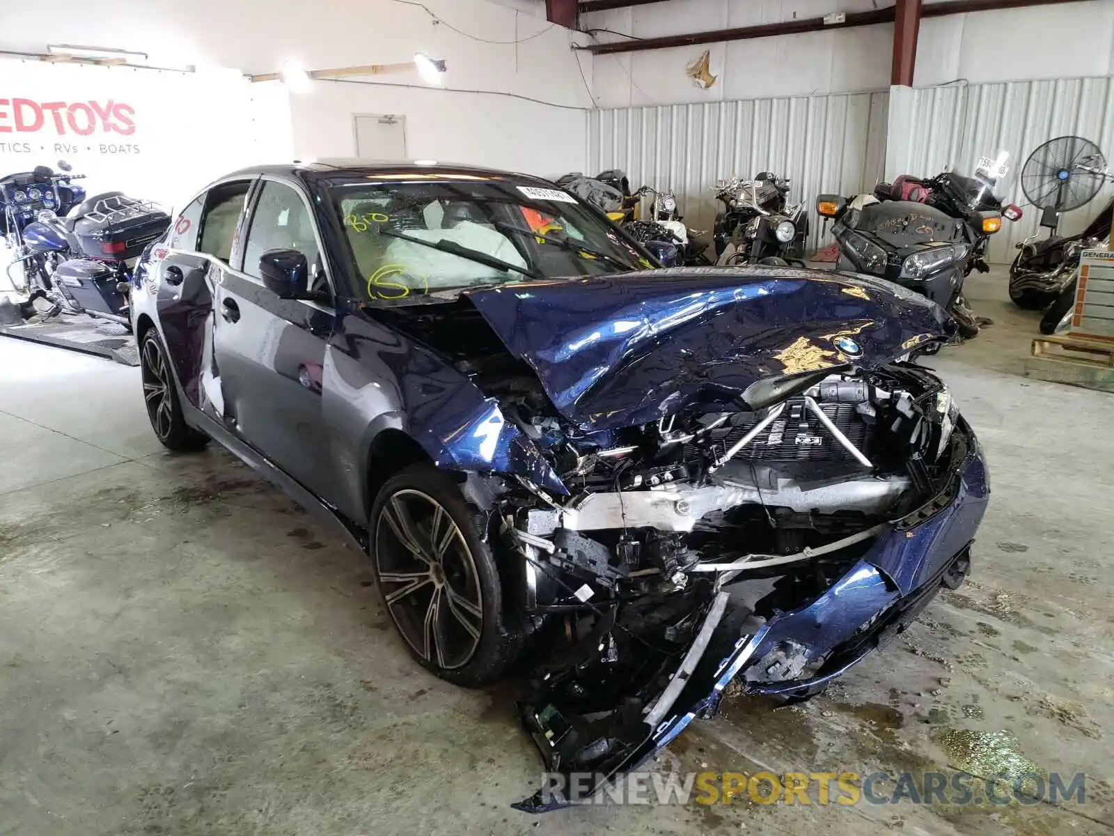 1 Photograph of a damaged car 3MW5R7J03L8B20028 BMW 3 SERIES 2020