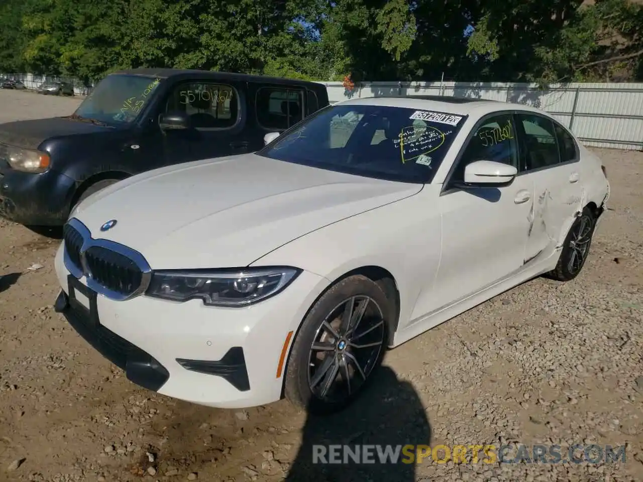 2 Photograph of a damaged car 3MW5R7J03L8B20692 BMW 3 SERIES 2020