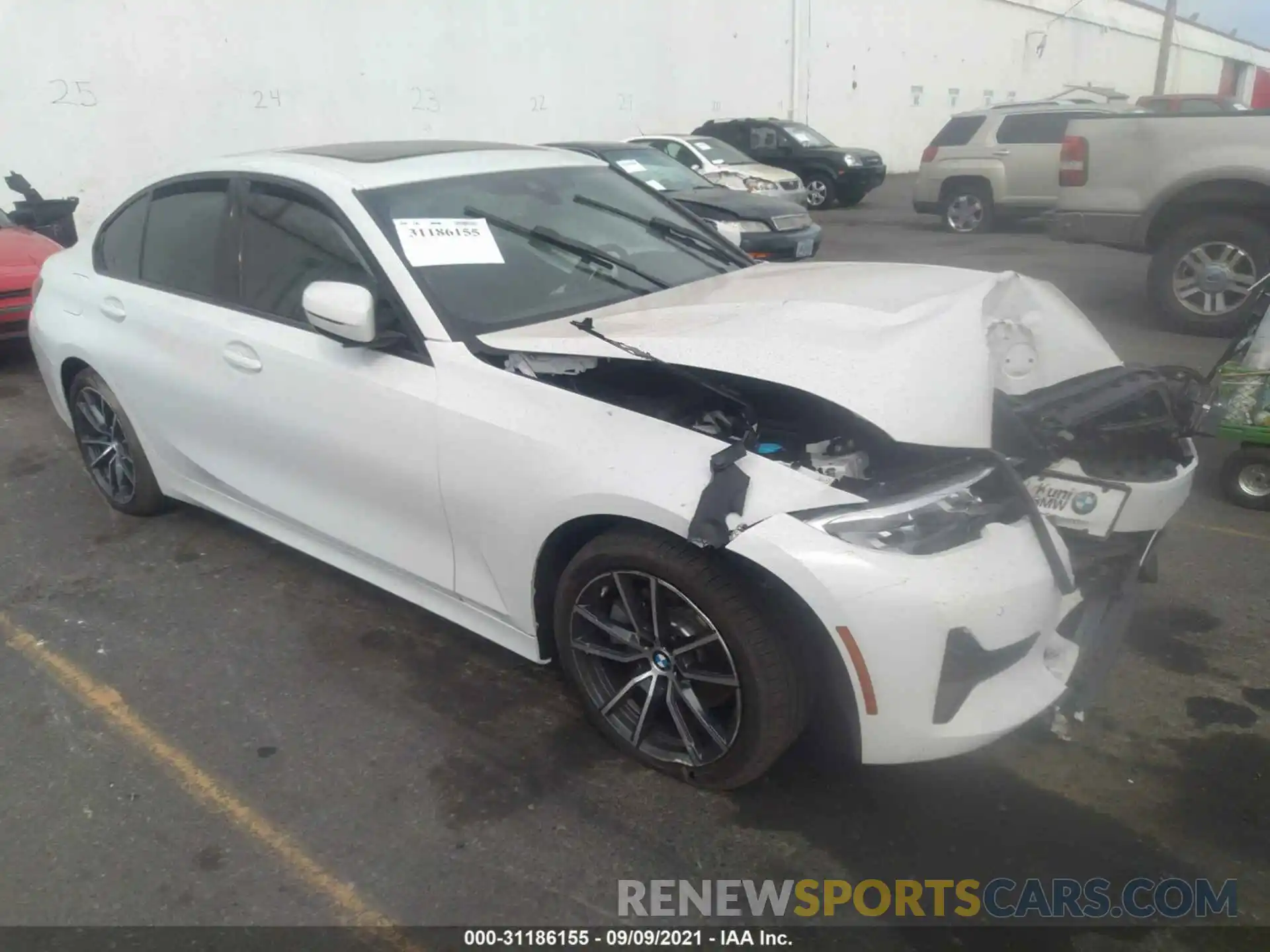 1 Photograph of a damaged car 3MW5R7J03L8B22829 BMW 3 SERIES 2020