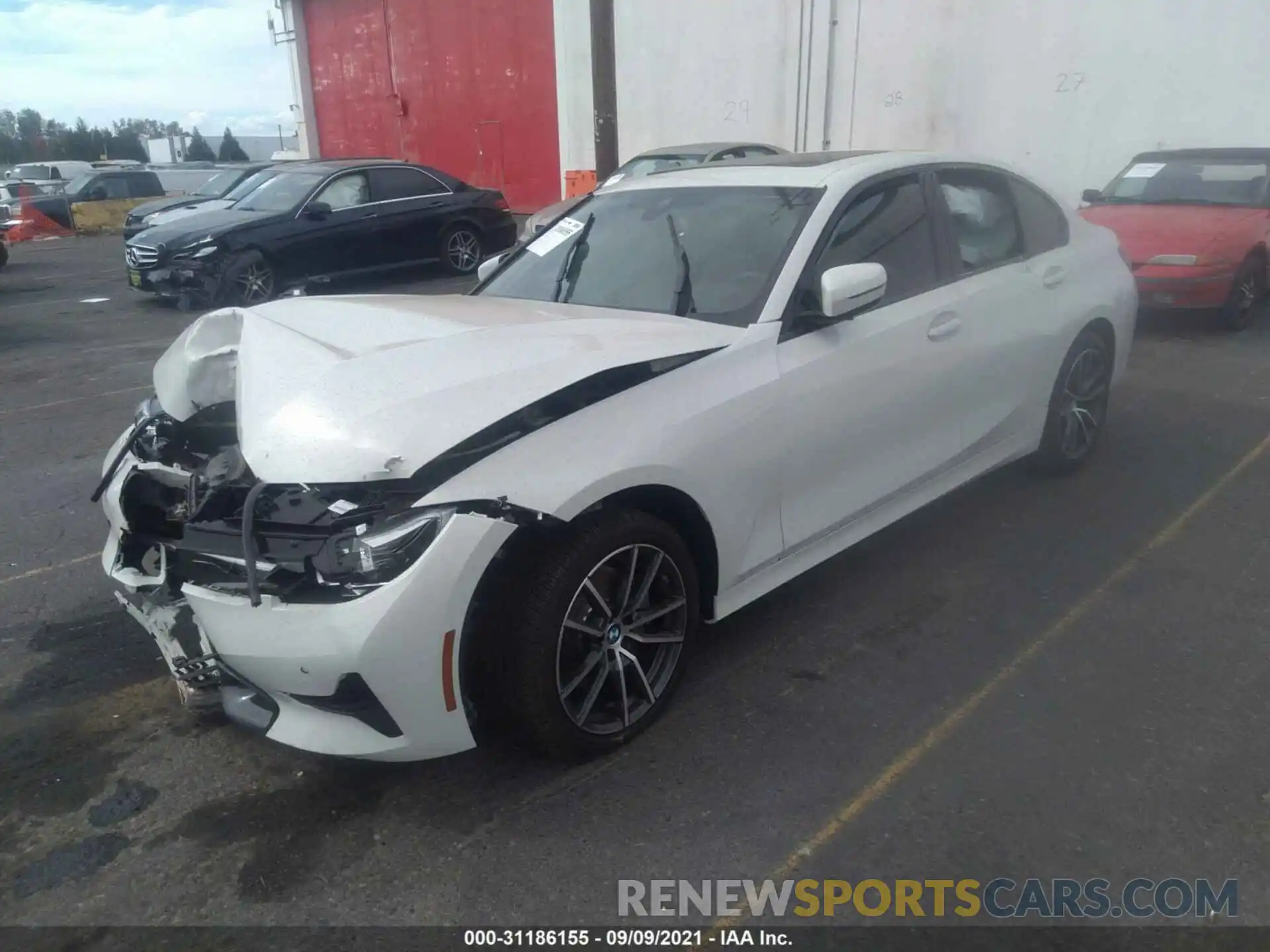 2 Photograph of a damaged car 3MW5R7J03L8B22829 BMW 3 SERIES 2020