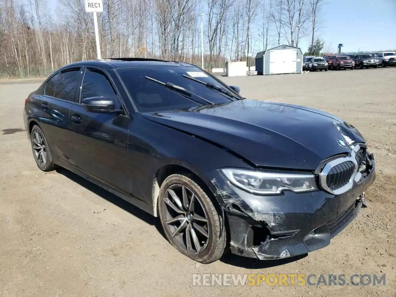 1 Фотография поврежденного автомобиля 3MW5R7J03L8B27416 BMW 3 SERIES 2020