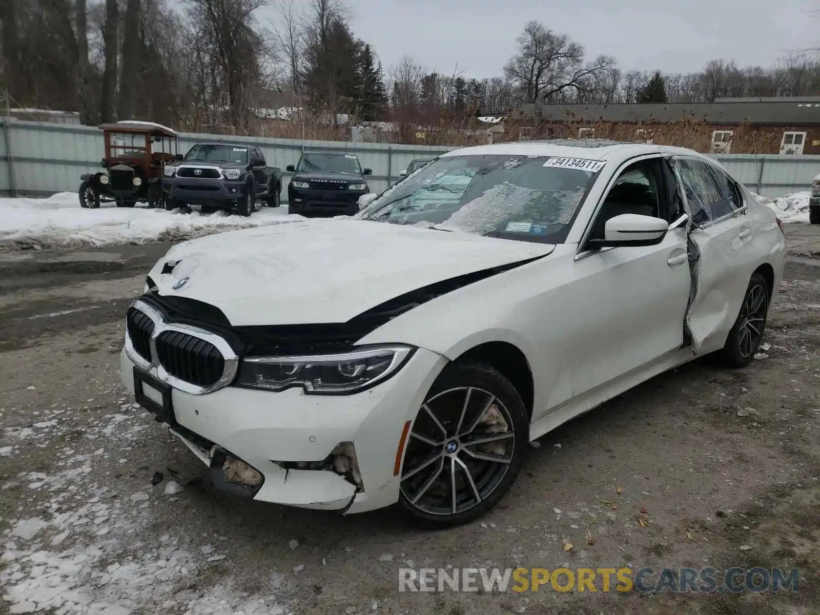 2 Photograph of a damaged car 3MW5R7J03L8B27772 BMW 3 SERIES 2020