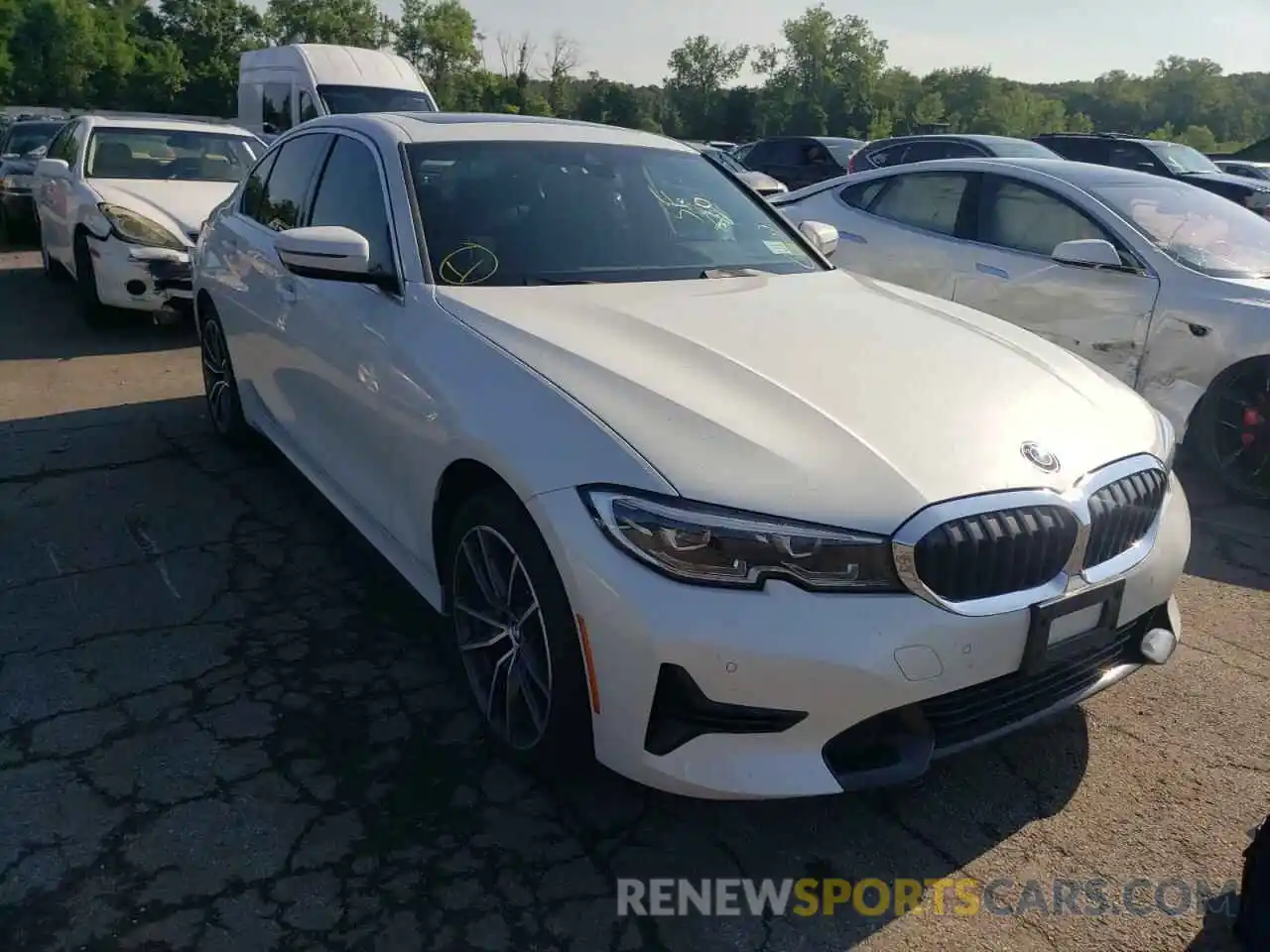 1 Photograph of a damaged car 3MW5R7J03L8B34205 BMW 3 SERIES 2020