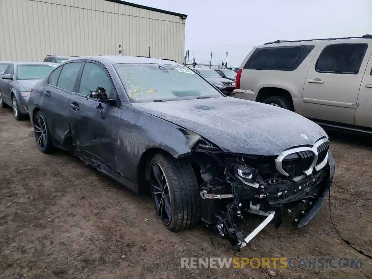 1 Photograph of a damaged car 3MW5R7J03L8B36438 BMW 3 SERIES 2020