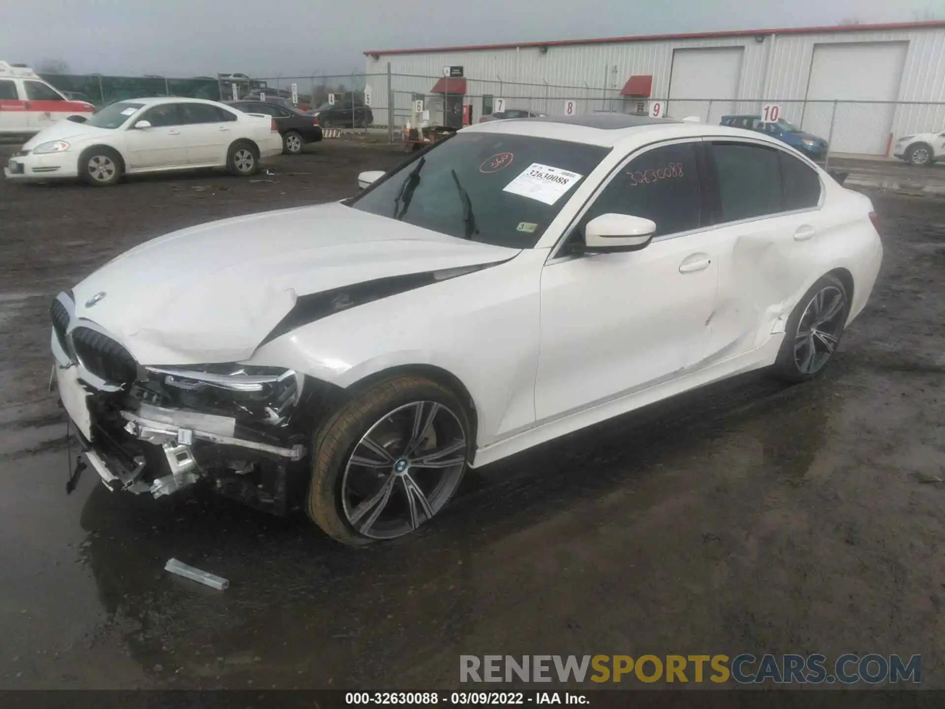 2 Photograph of a damaged car 3MW5R7J03L8B38898 BMW 3 SERIES 2020