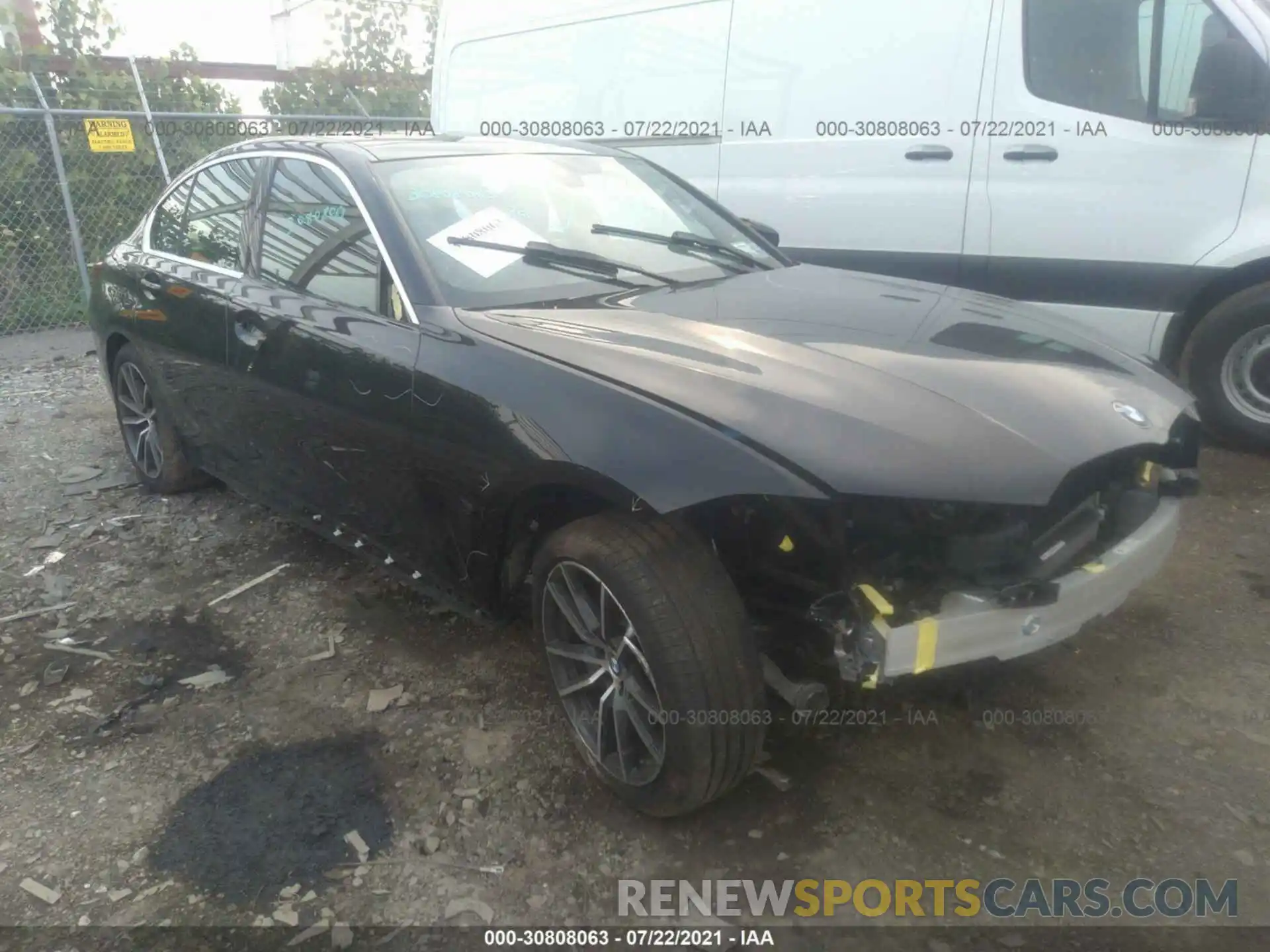 1 Photograph of a damaged car 3MW5R7J03L8B45706 BMW 3 SERIES 2020