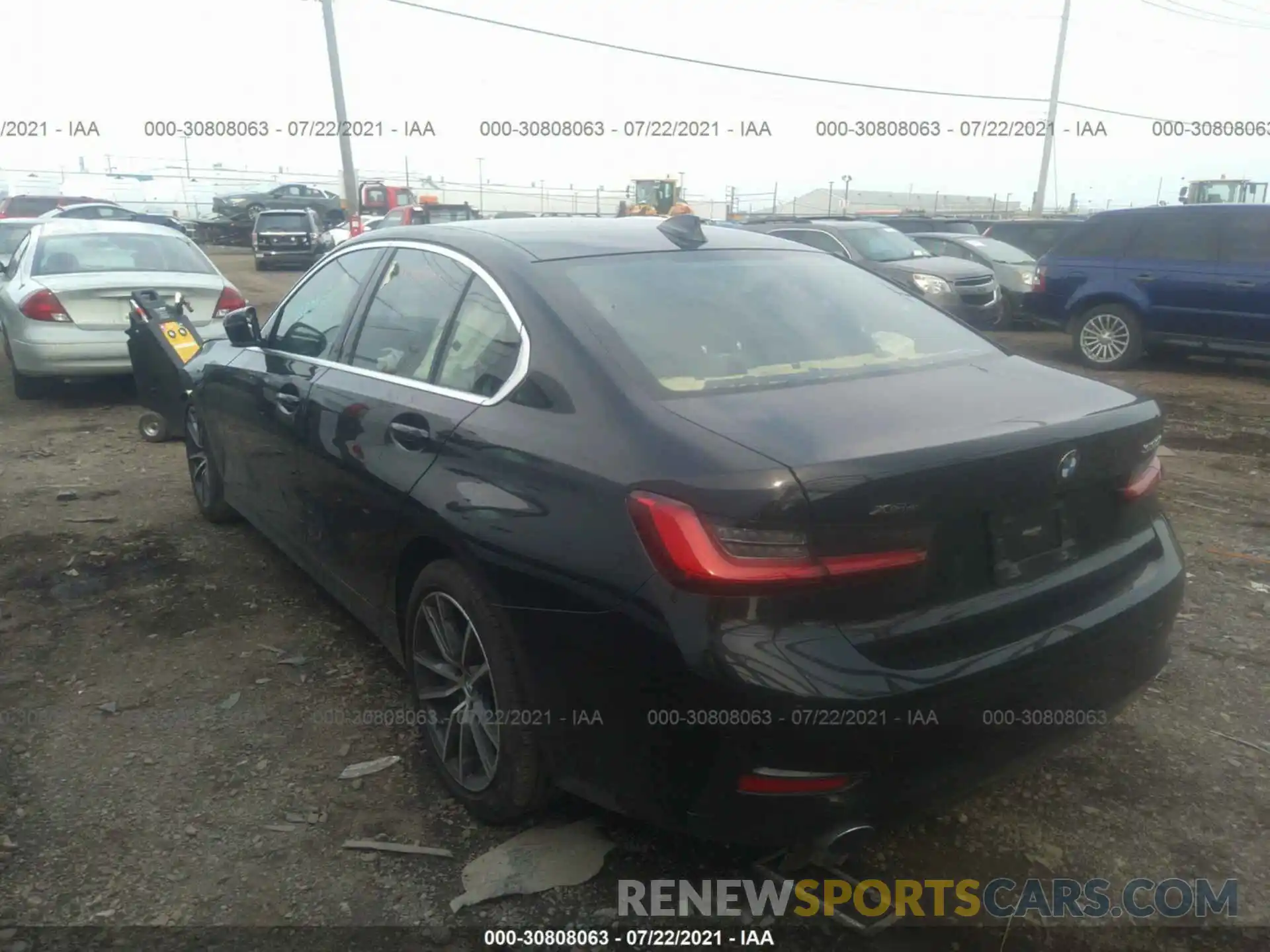 3 Photograph of a damaged car 3MW5R7J03L8B45706 BMW 3 SERIES 2020