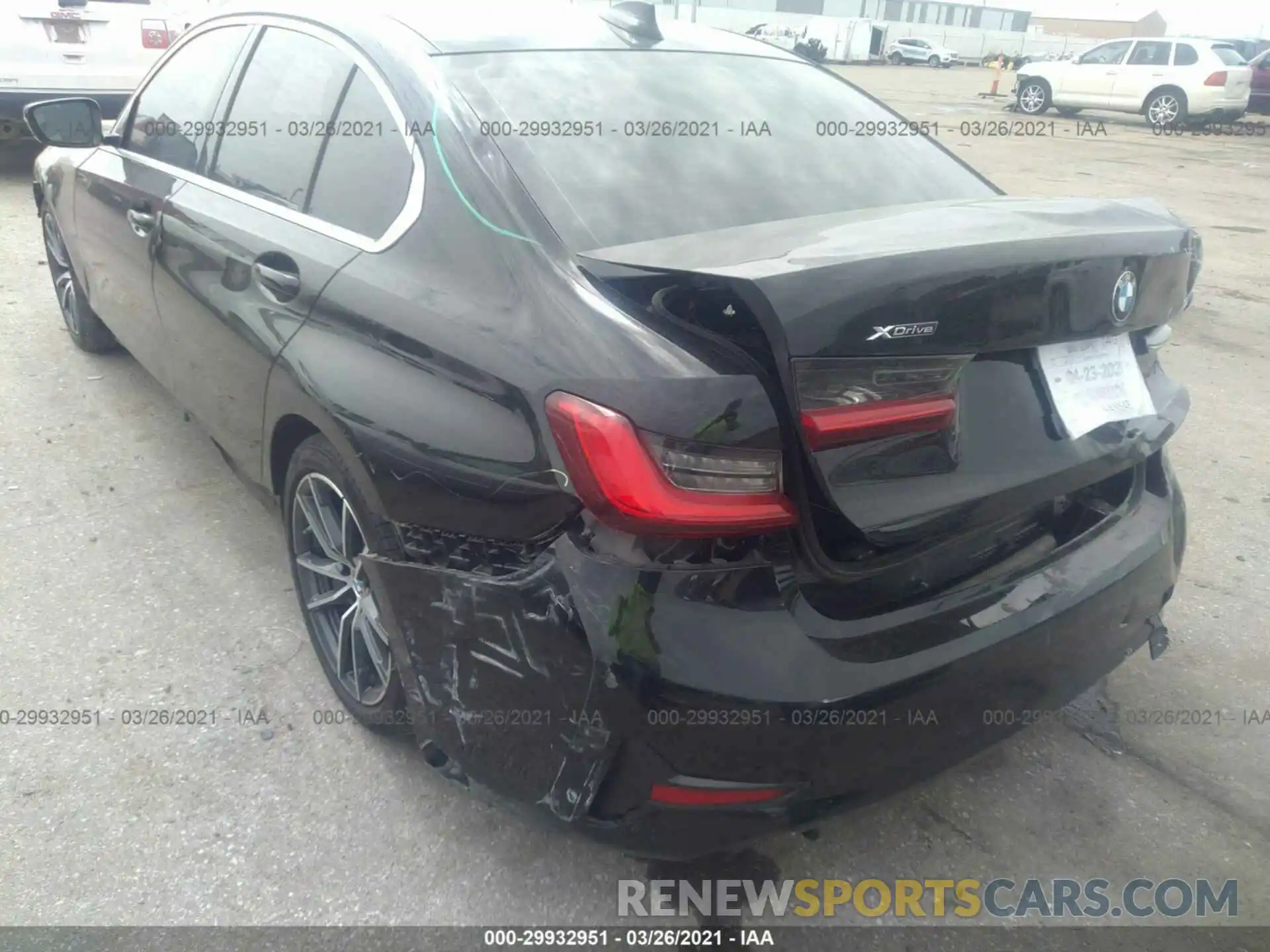 6 Фотография поврежденного автомобиля 3MW5R7J04L8B06266 BMW 3 SERIES 2020