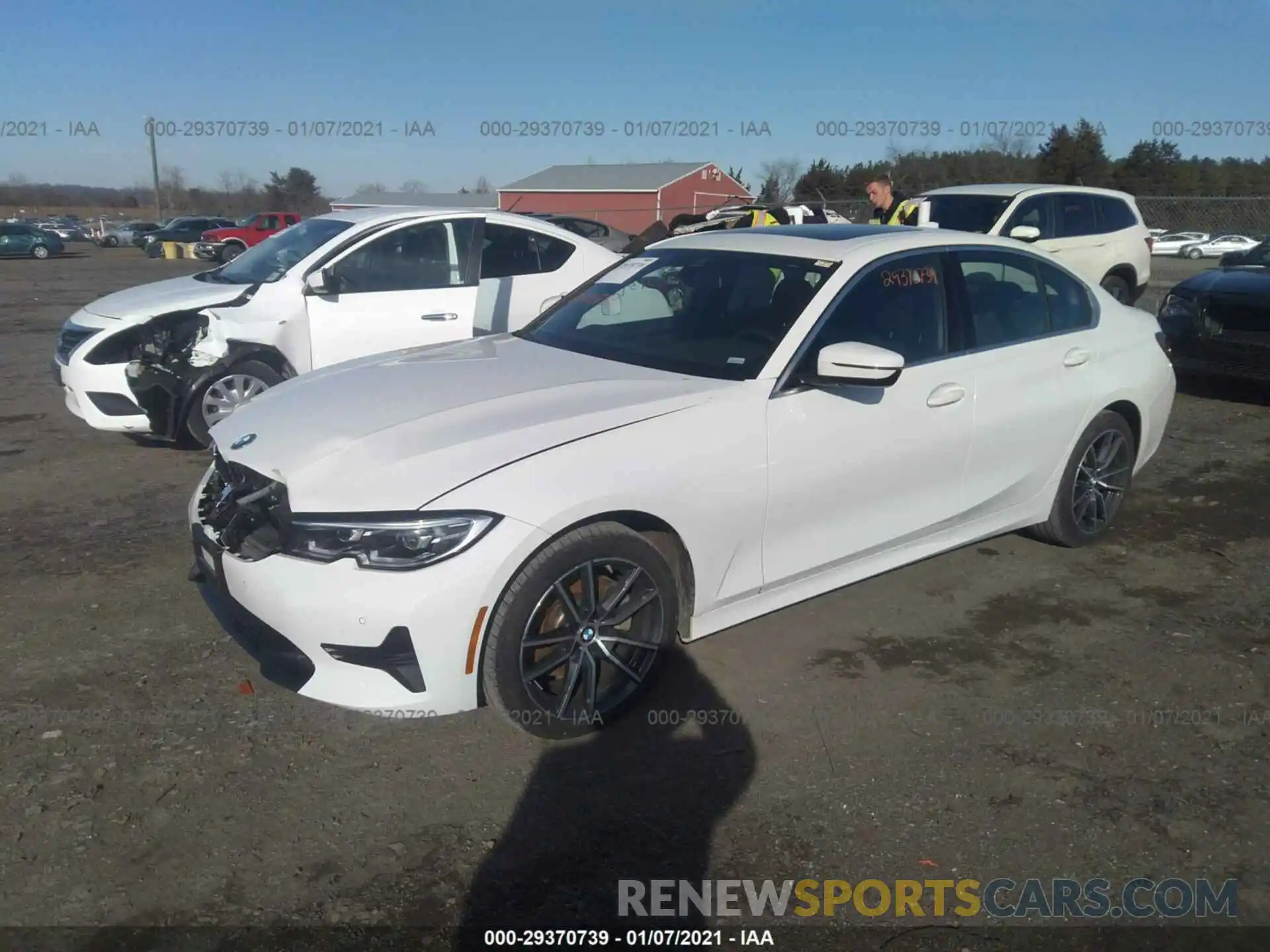 2 Photograph of a damaged car 3MW5R7J04L8B06381 BMW 3 SERIES 2020