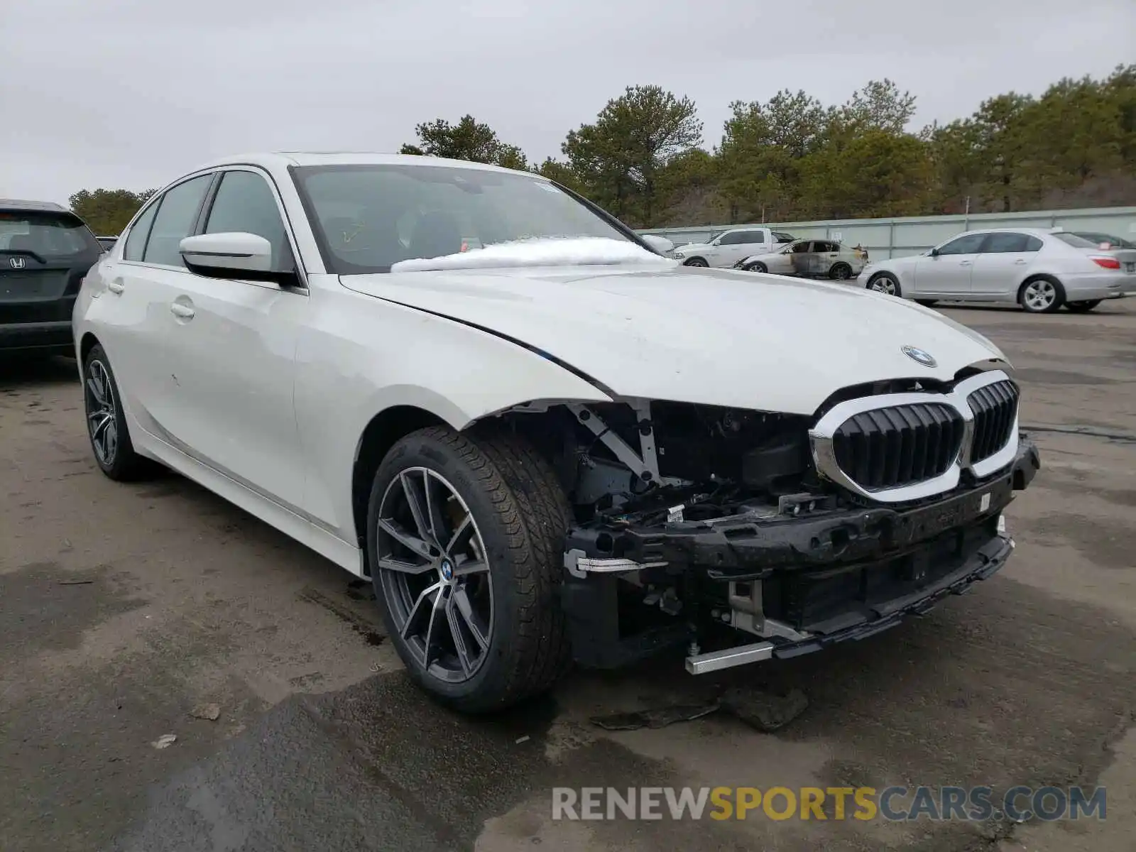 1 Photograph of a damaged car 3MW5R7J04L8B10186 BMW 3 SERIES 2020