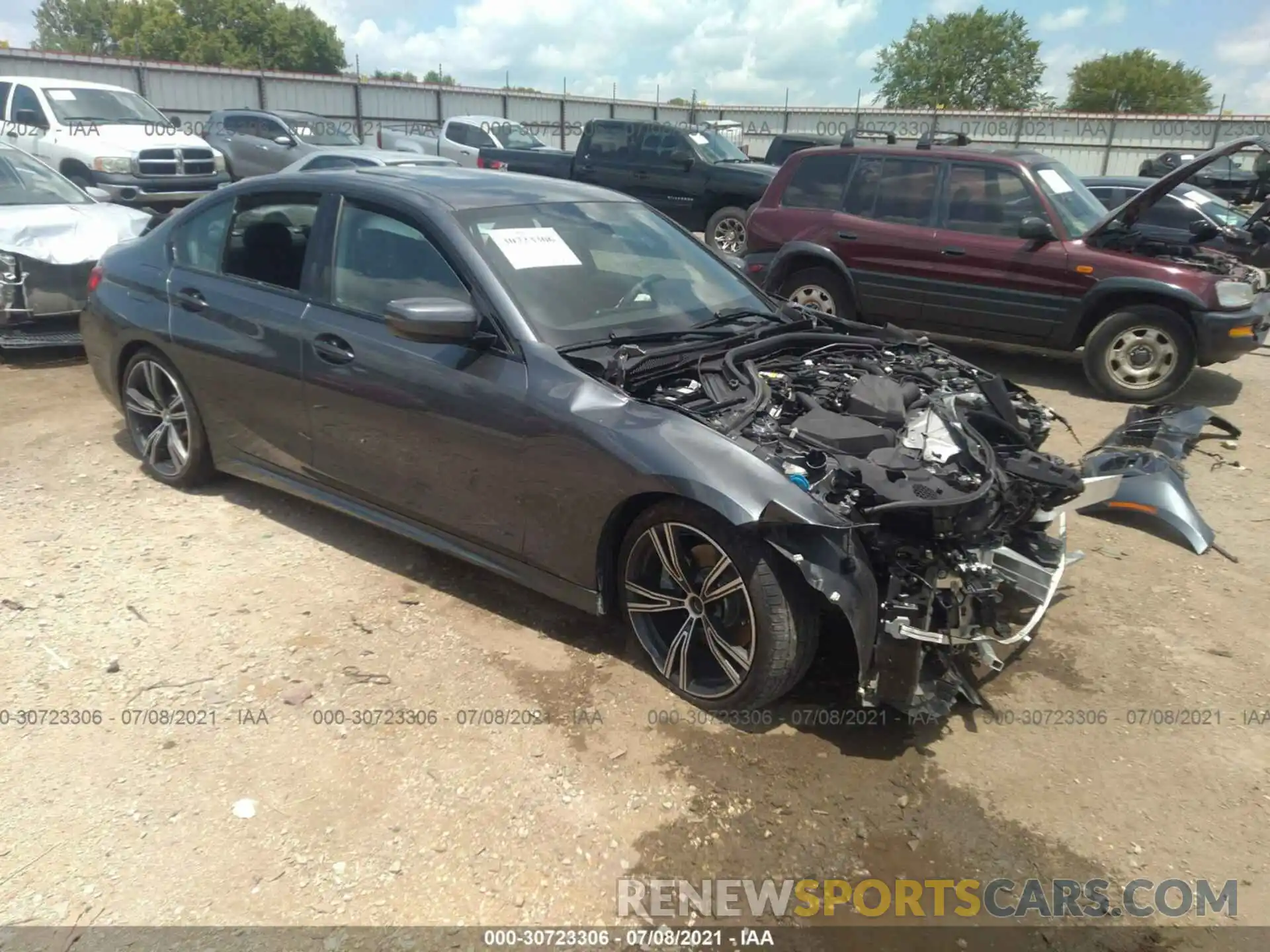 1 Photograph of a damaged car 3MW5R7J04L8B11404 BMW 3 SERIES 2020