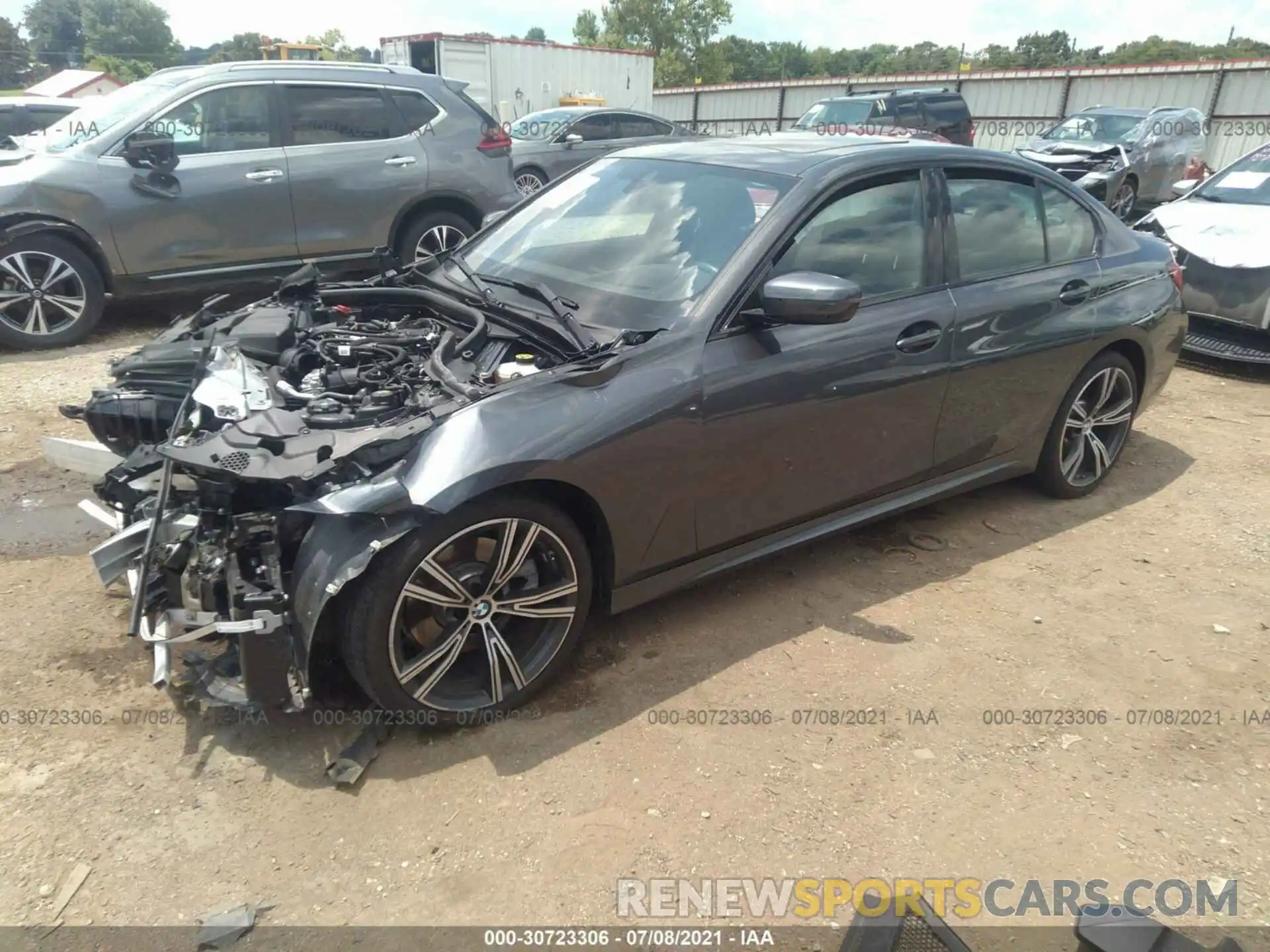 2 Photograph of a damaged car 3MW5R7J04L8B11404 BMW 3 SERIES 2020