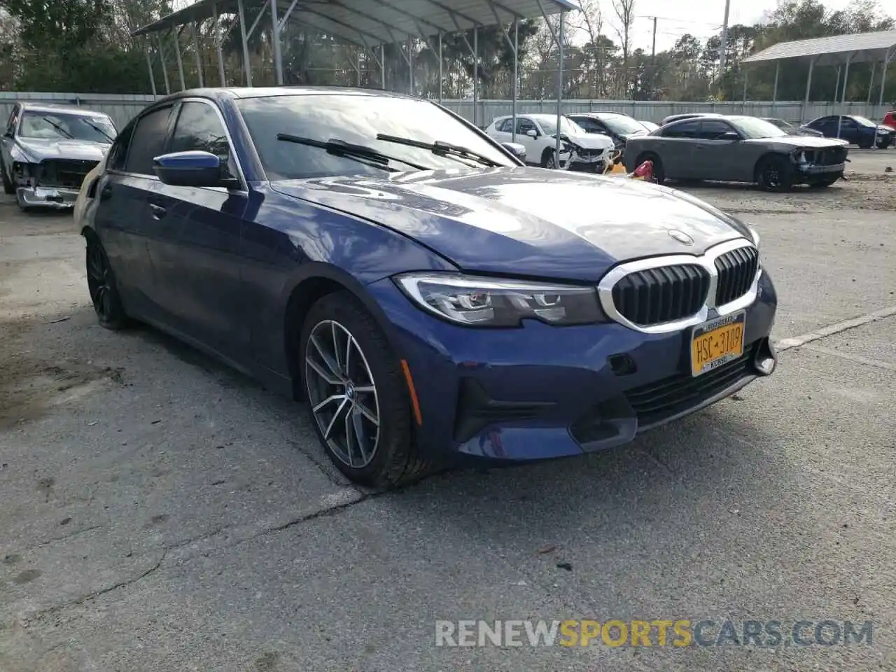 1 Photograph of a damaged car 3MW5R7J04L8B17137 BMW 3 SERIES 2020