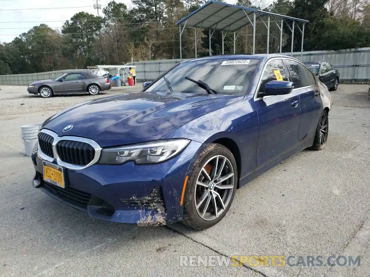 2 Photograph of a damaged car 3MW5R7J04L8B17137 BMW 3 SERIES 2020