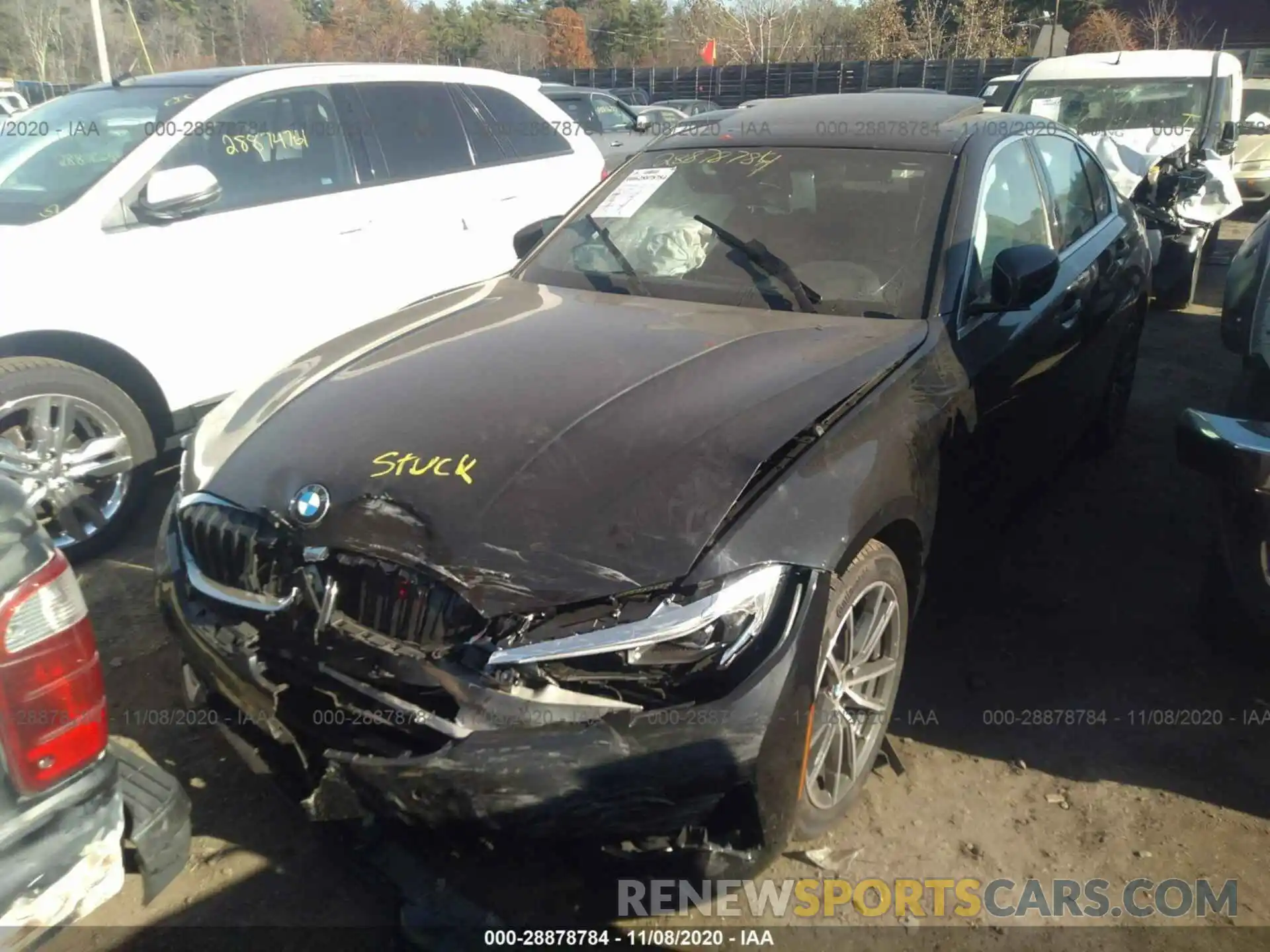 2 Photograph of a damaged car 3MW5R7J04L8B17185 BMW 3 SERIES 2020