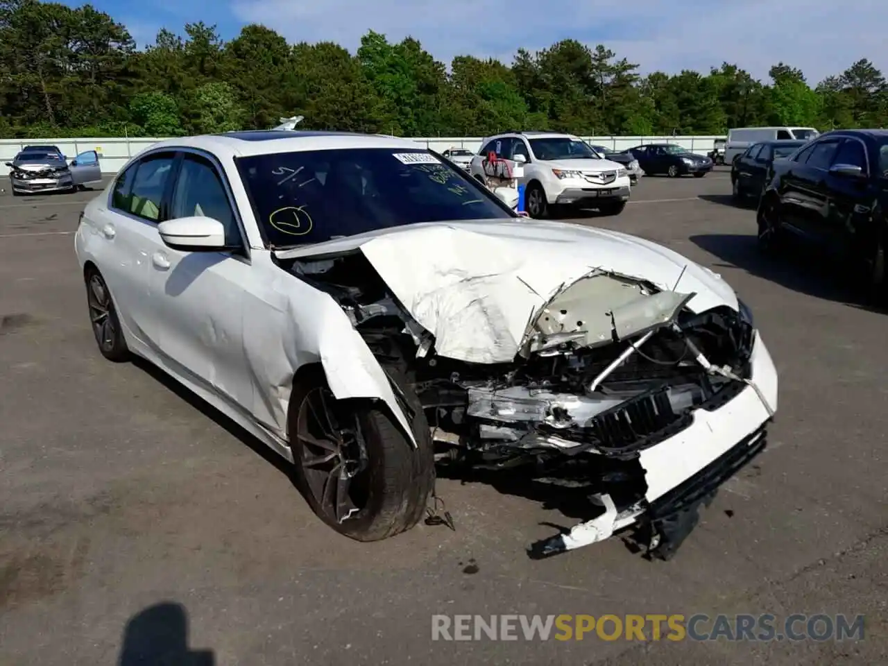 1 Photograph of a damaged car 3MW5R7J04L8B20779 BMW 3 SERIES 2020