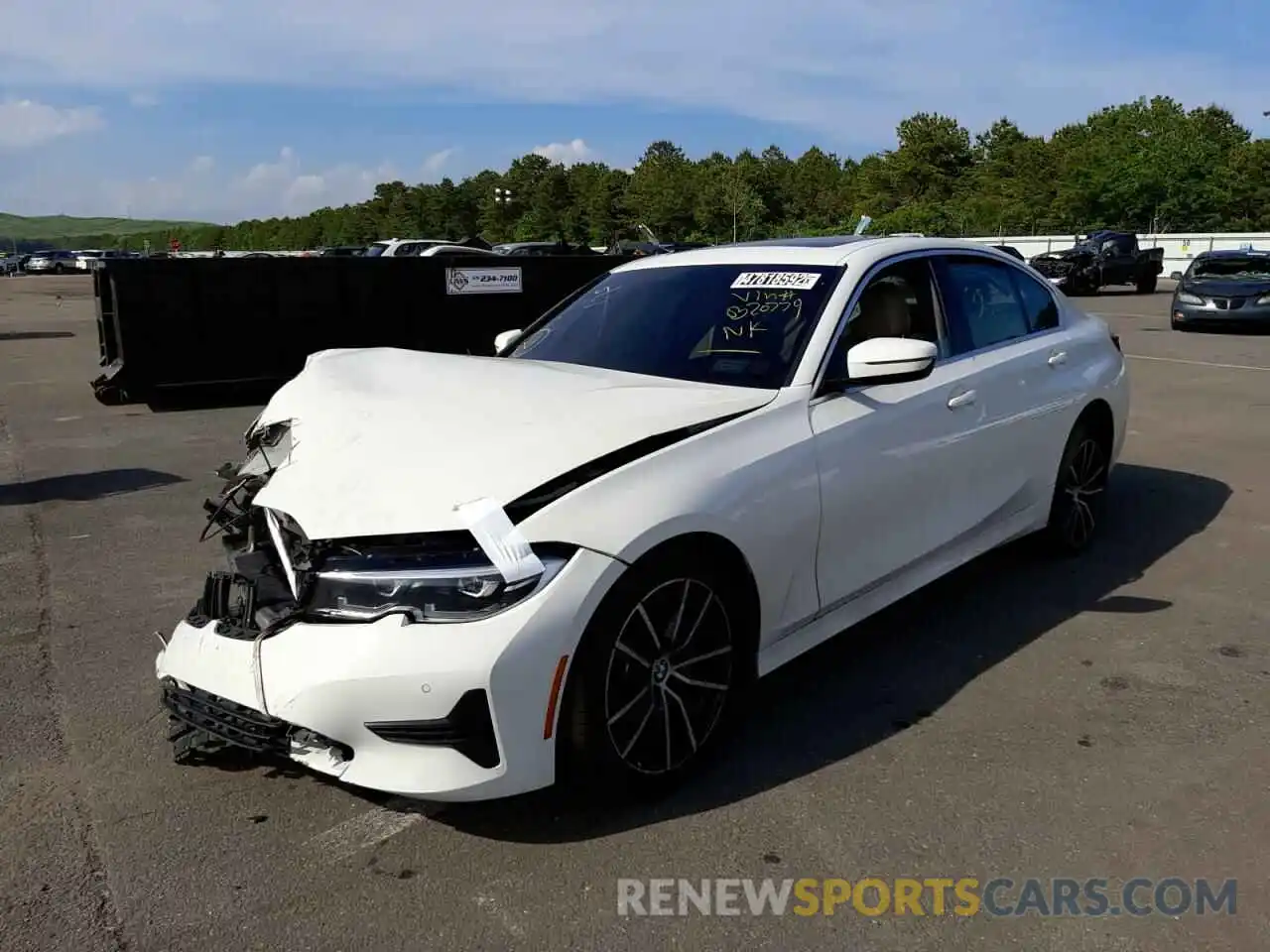 2 Photograph of a damaged car 3MW5R7J04L8B20779 BMW 3 SERIES 2020