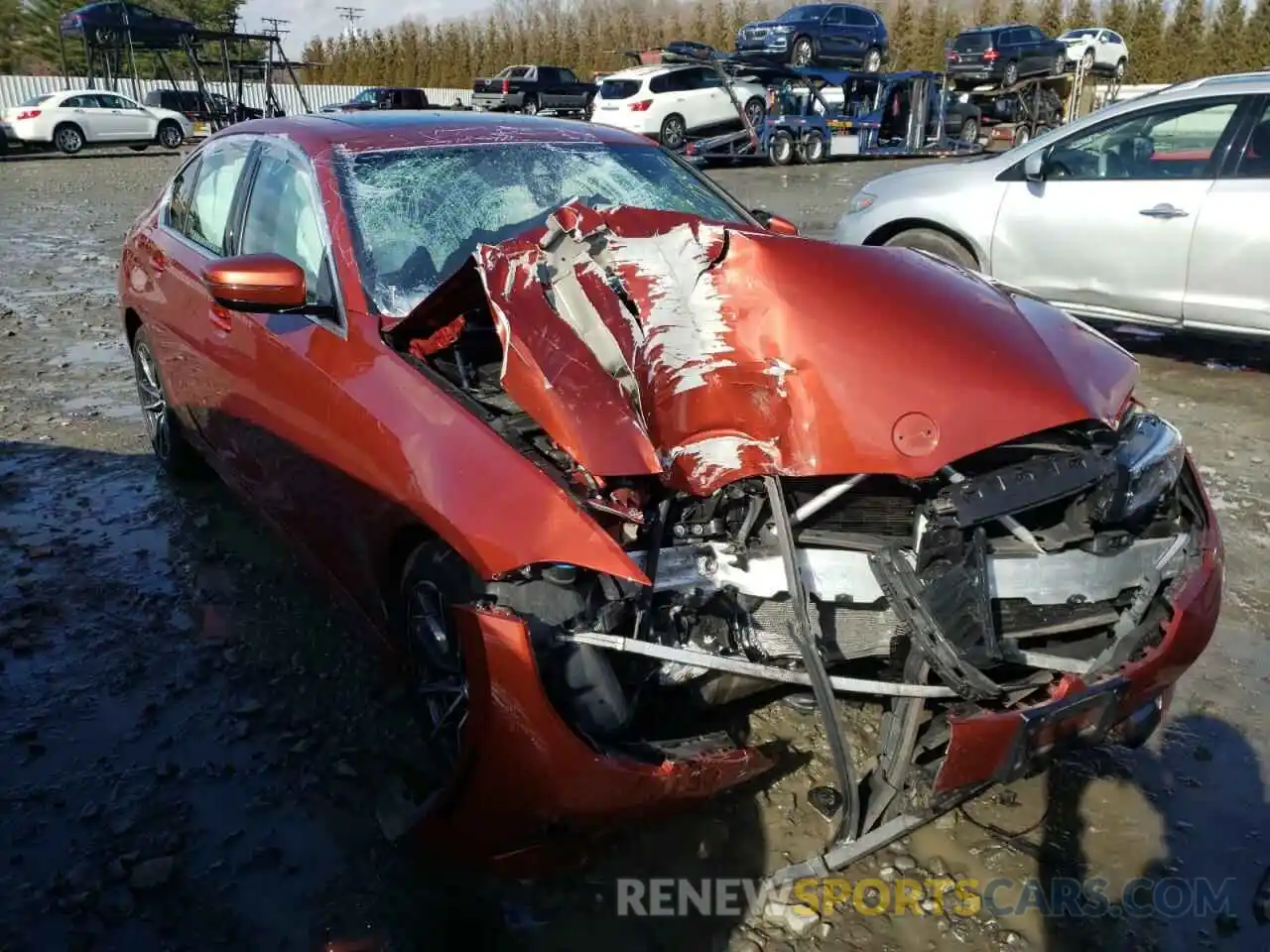 1 Photograph of a damaged car 3MW5R7J04L8B21351 BMW 3 SERIES 2020