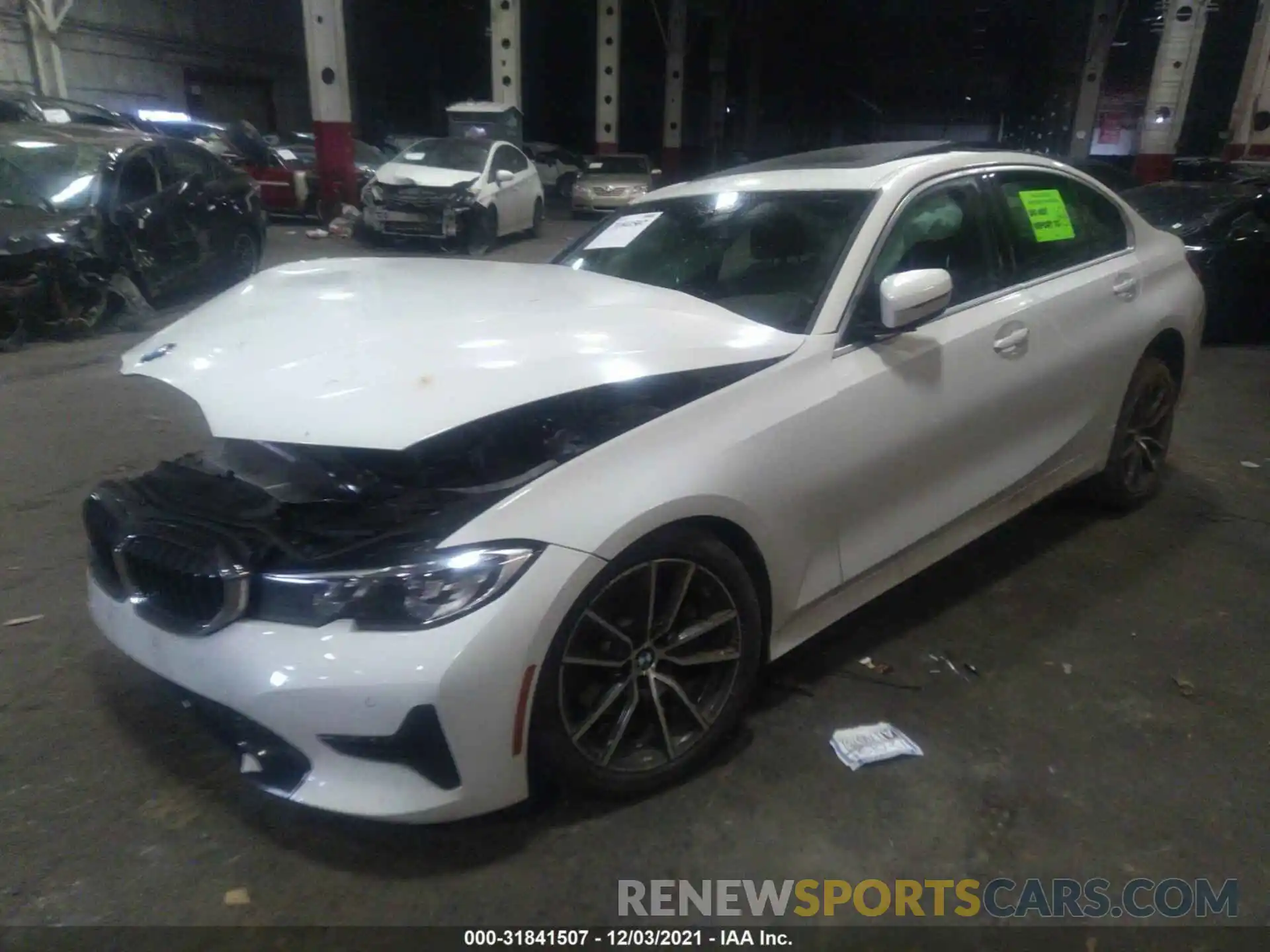 2 Photograph of a damaged car 3MW5R7J04L8B22841 BMW 3 SERIES 2020