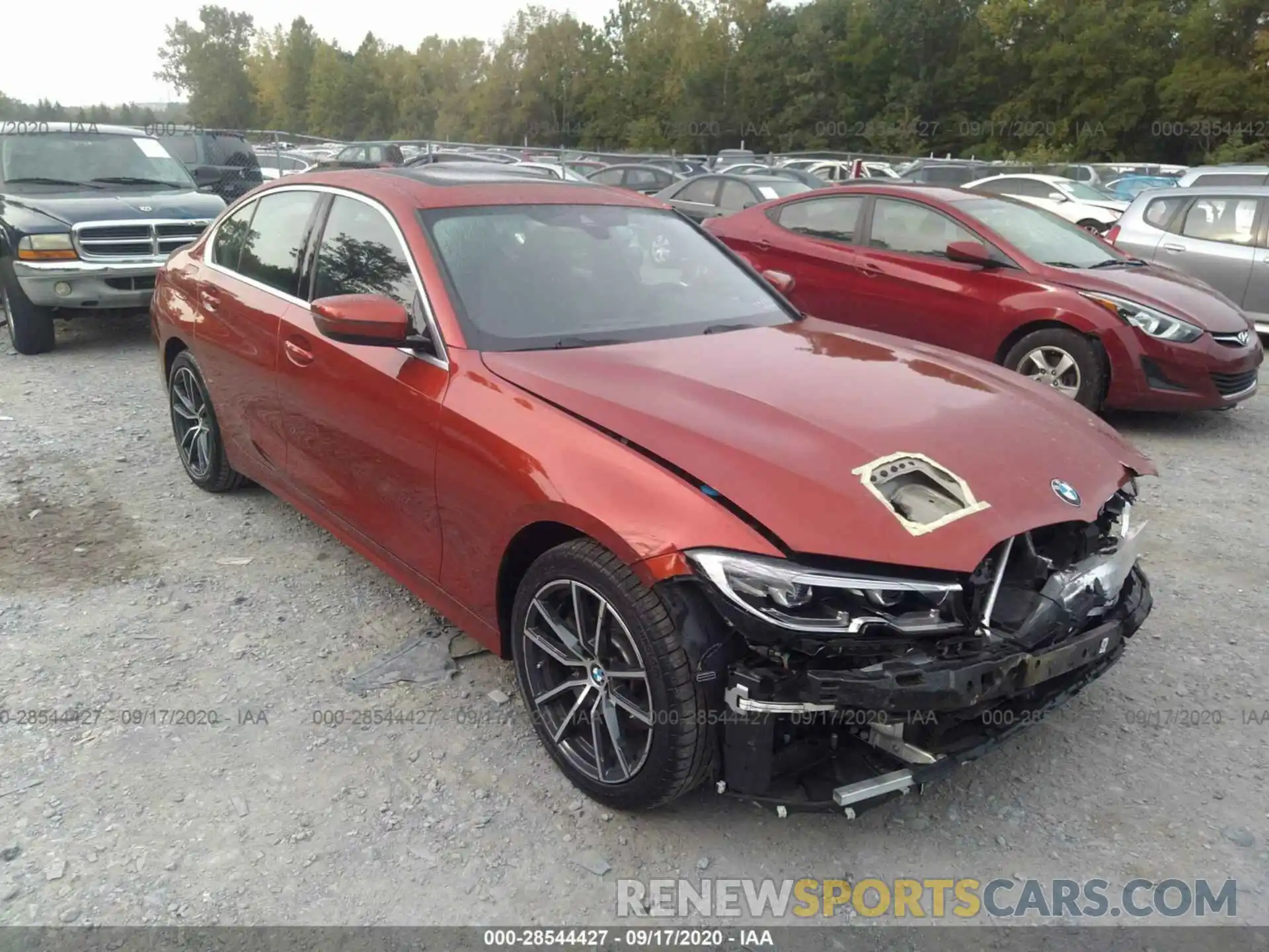 1 Photograph of a damaged car 3MW5R7J04L8B24363 BMW 3 SERIES 2020